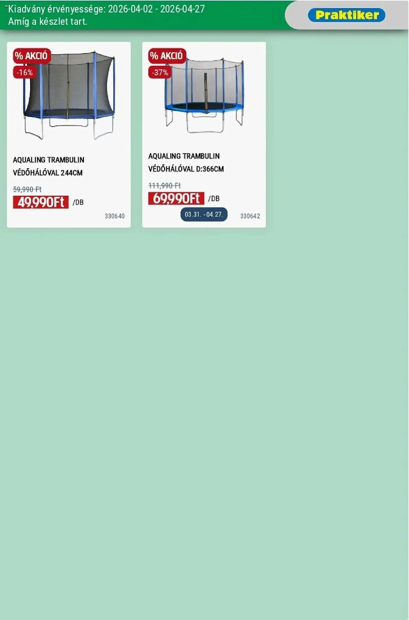 Katalógus Praktiker akciós újság április 2.-tól április 27.-ig 2026. - Oldal 29