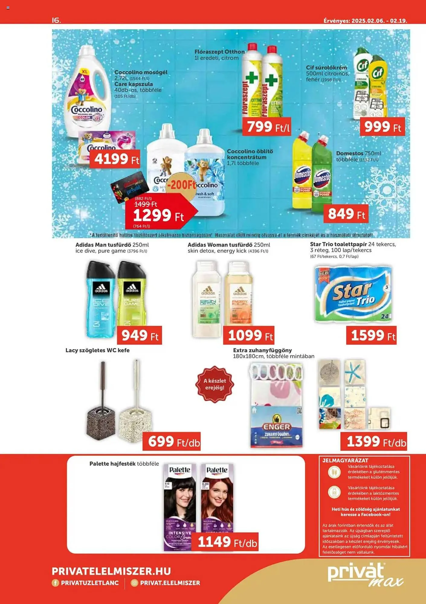 Katalógus PRIVÁT akciós újság február 6.-tól február 19.-ig 2025. - Oldal 16