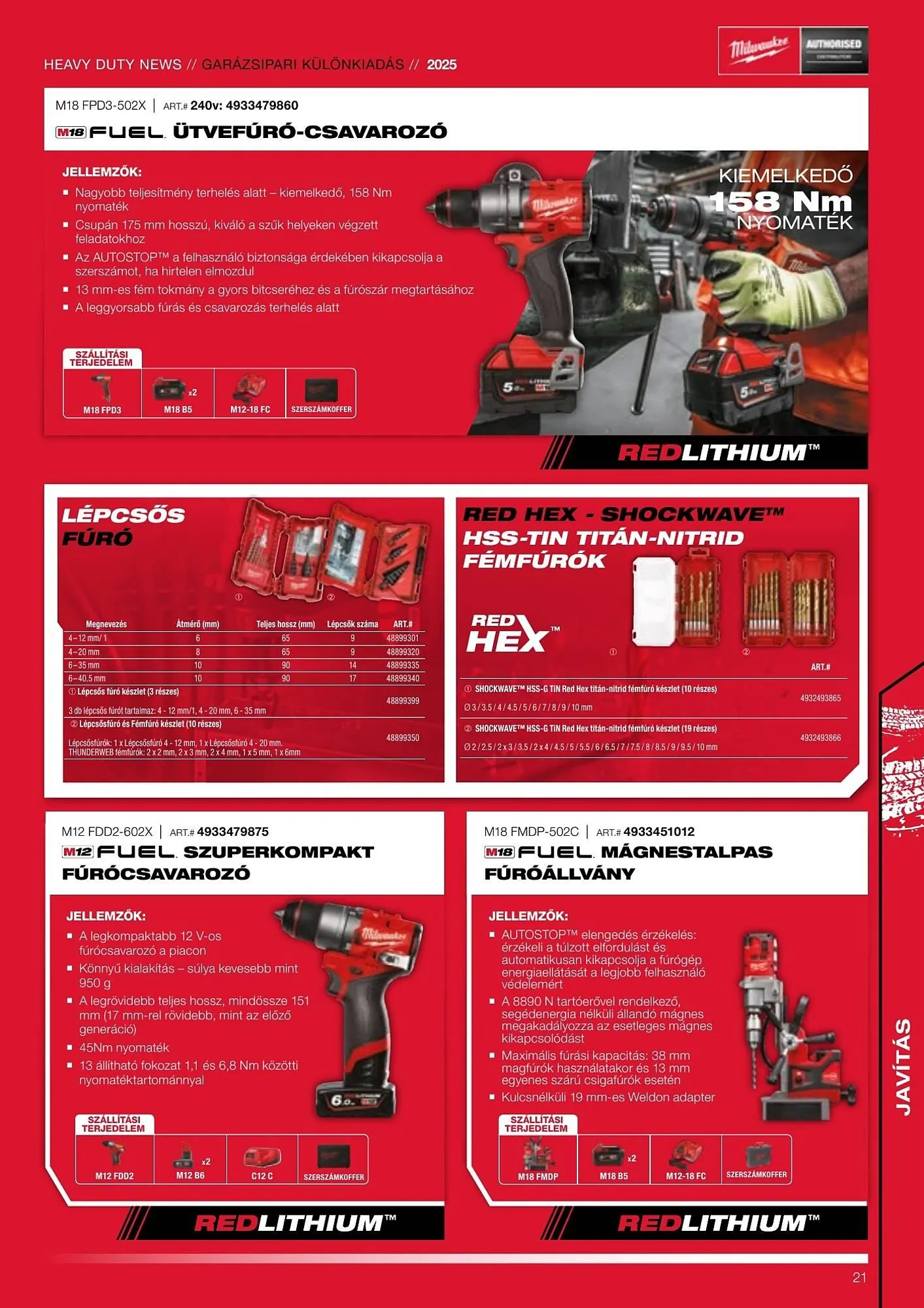 Katalógus Milwaukee akciós újság szeptember 16.-tól december 31.-ig 2025. - Oldal 21