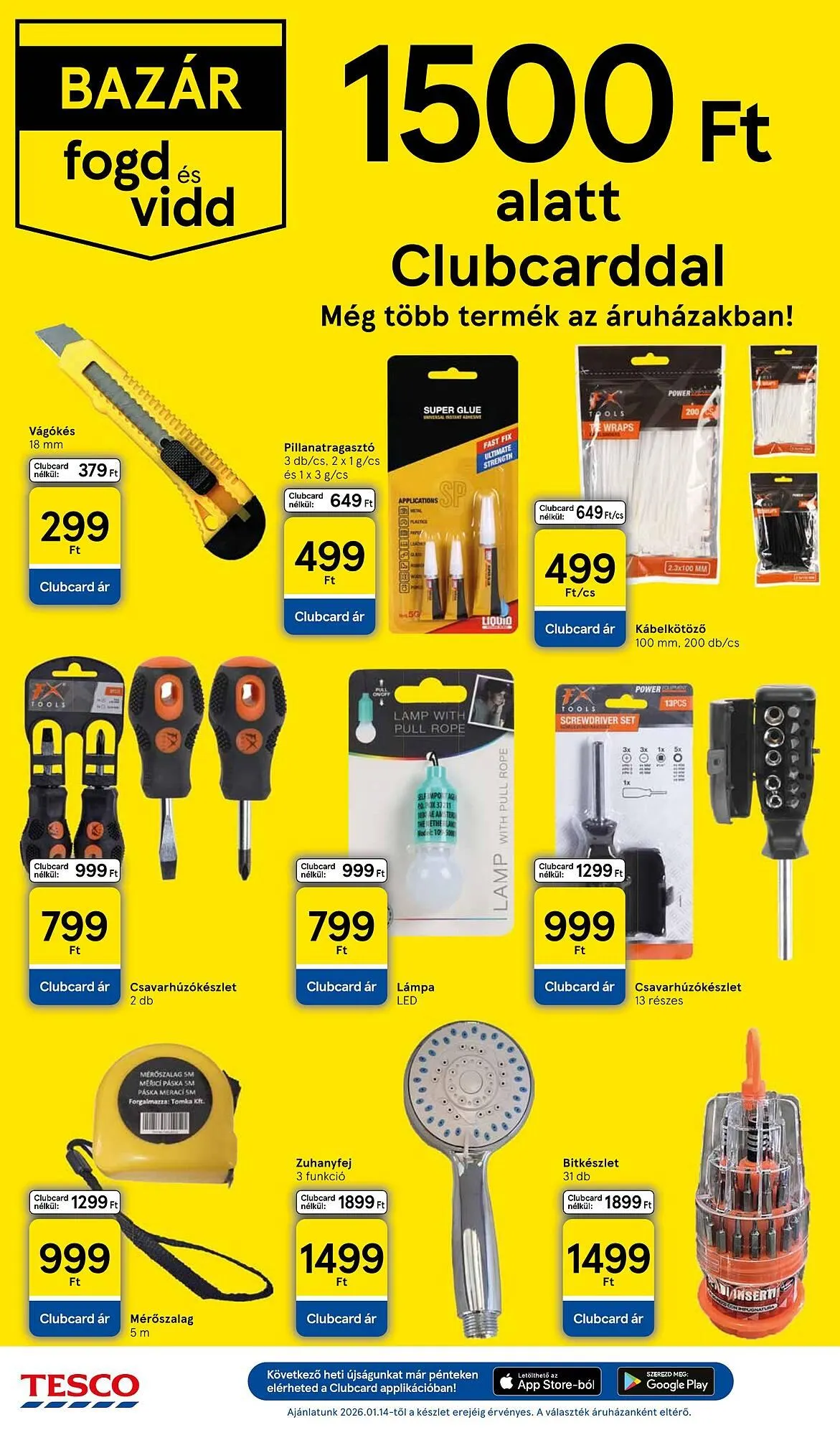 Katalógus Tesco akciós újság január 15.-tól január 21.-ig 2026. - Oldal 12