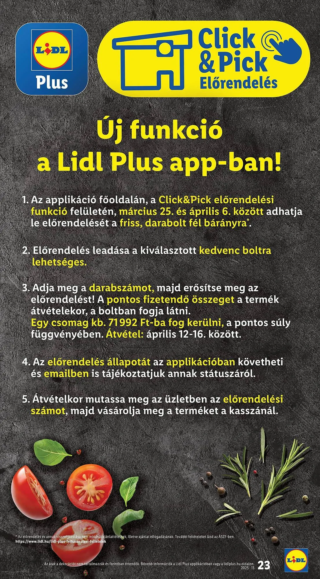 Katalógus Lidl akciós újság március 27.-tól április 2.-ig 2025. - Oldal 23