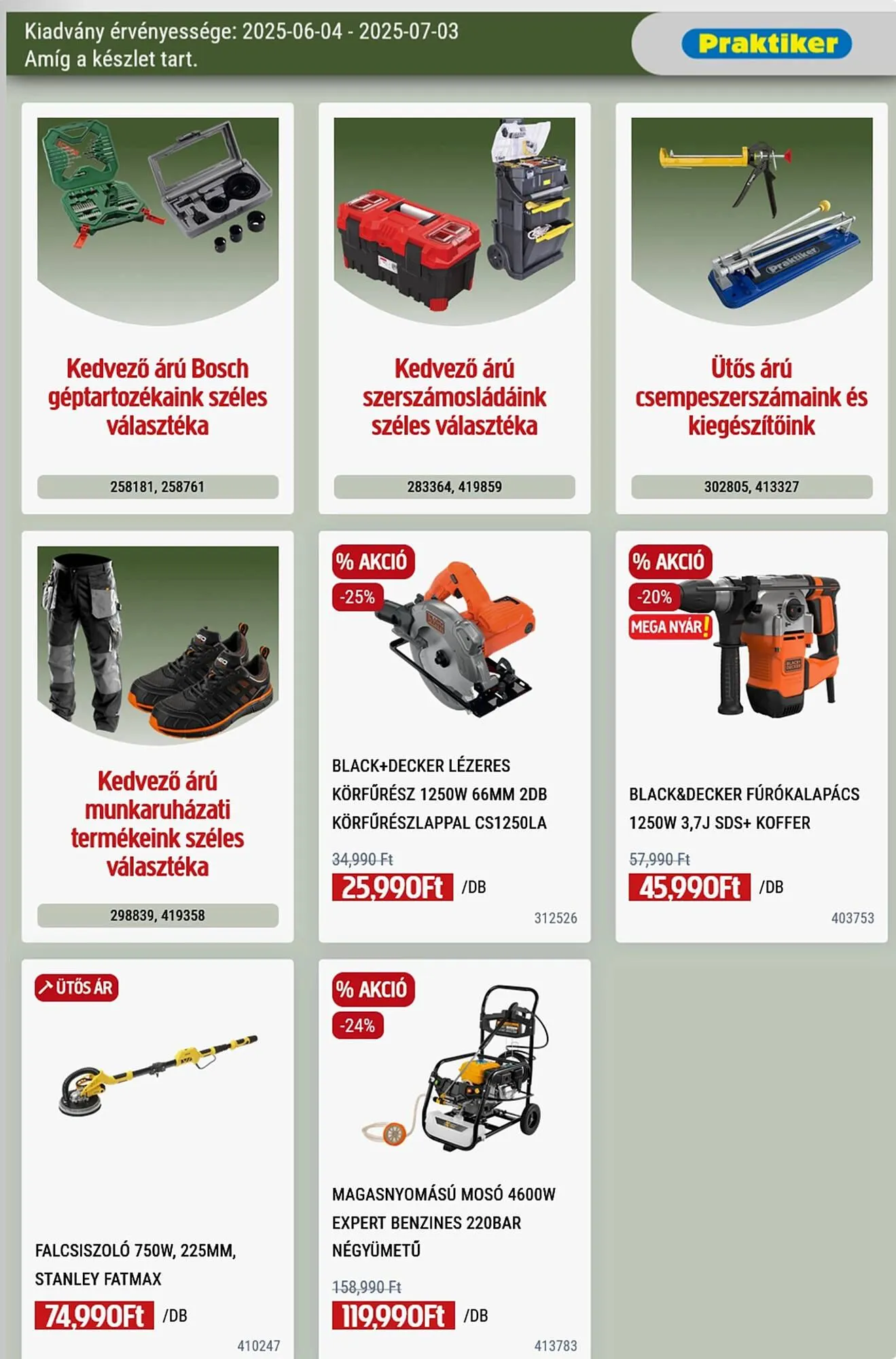 Katalógus Praktiker akciós újság június 4.-tól július 3.-ig 2025. - Oldal 15