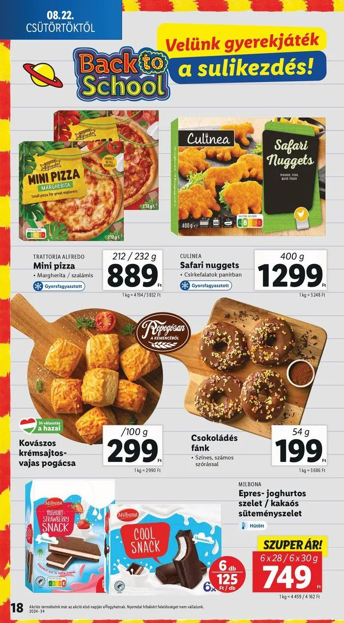 Katalógus Akciós újság – 34. hét augusztus 22.-tól augusztus 28.-ig 2024. - Oldal 18