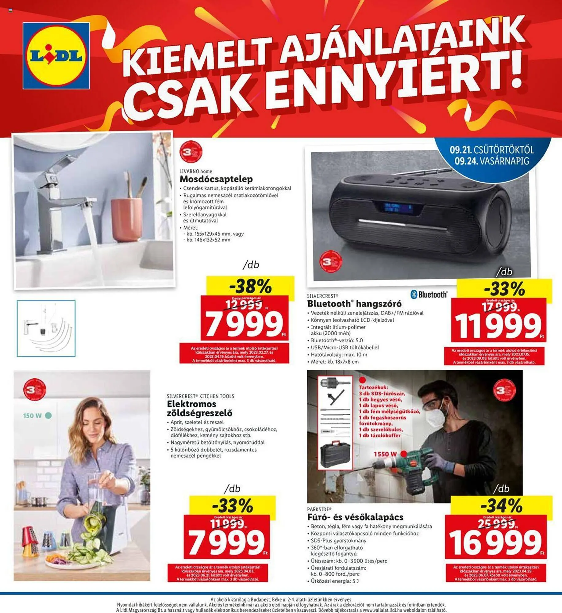 Katalógus Lidl akciós újság szeptember 21.-tól szeptember 24.-ig 2023. - Oldal 4