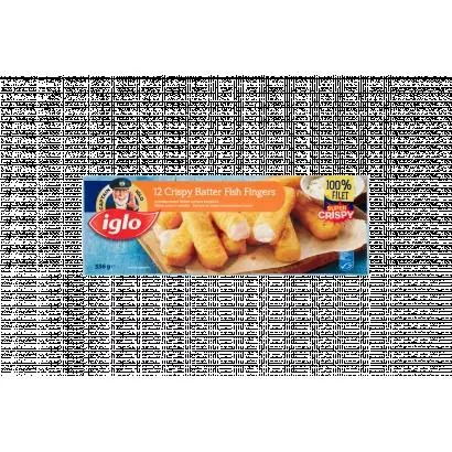 Iglo Quick-Frozen Crispy Batter Fish Fingers 12 x 28 g (336 g)