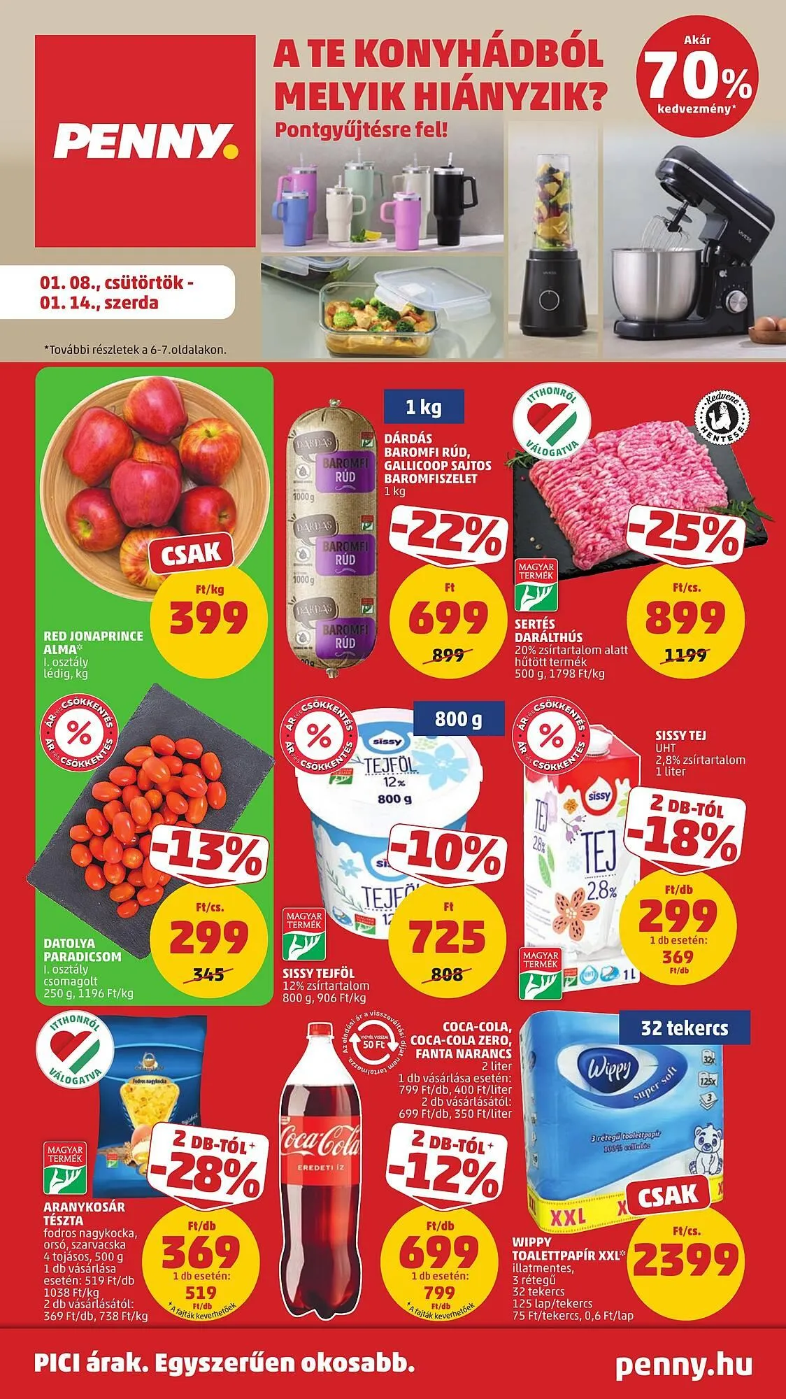 Katalógus PENNY akciós újság január 8.-tól január 14.-ig 2026. - Oldal 1