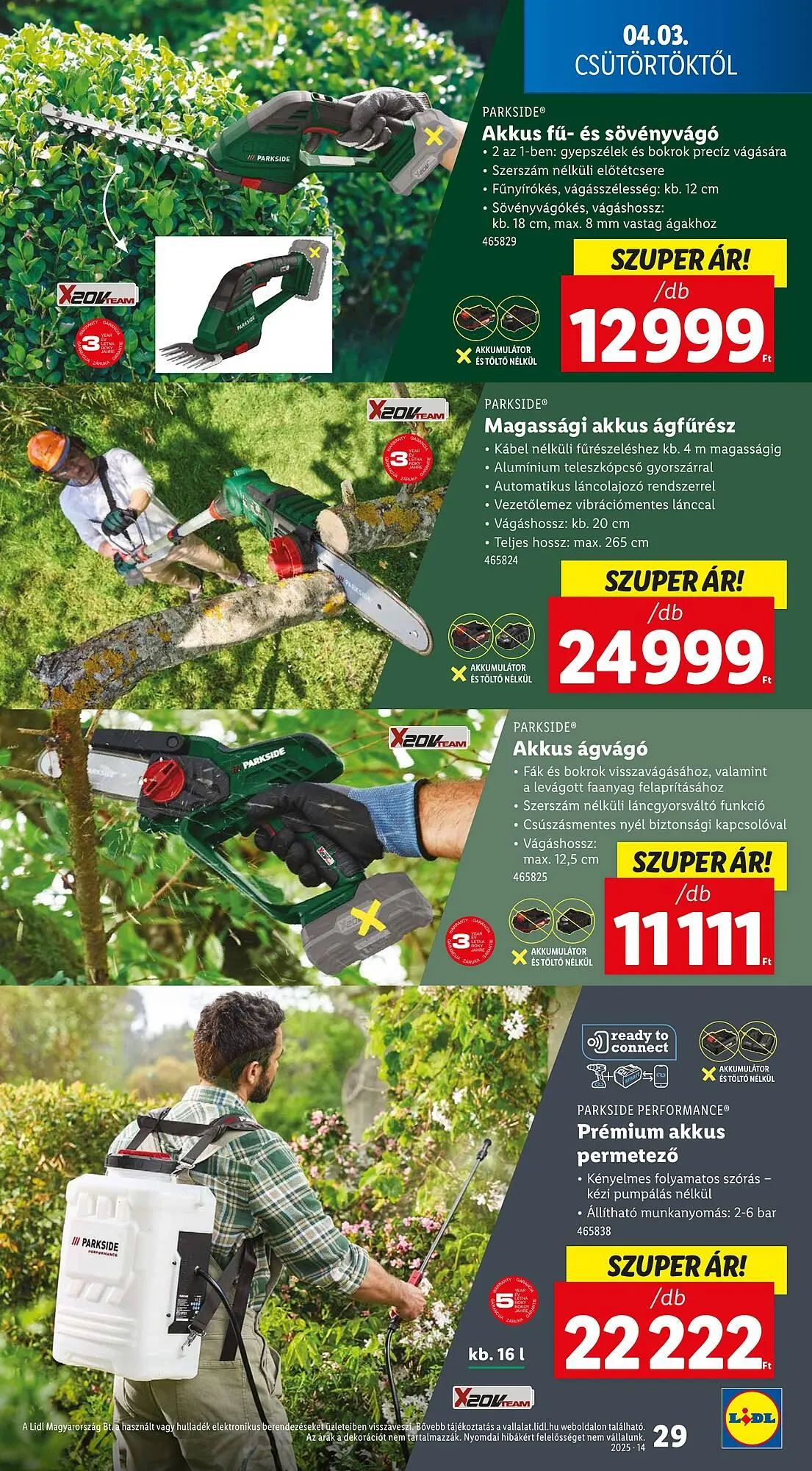 Katalógus Lidl akciós újság április 3.-tól április 9.-ig 2025. - Oldal 29