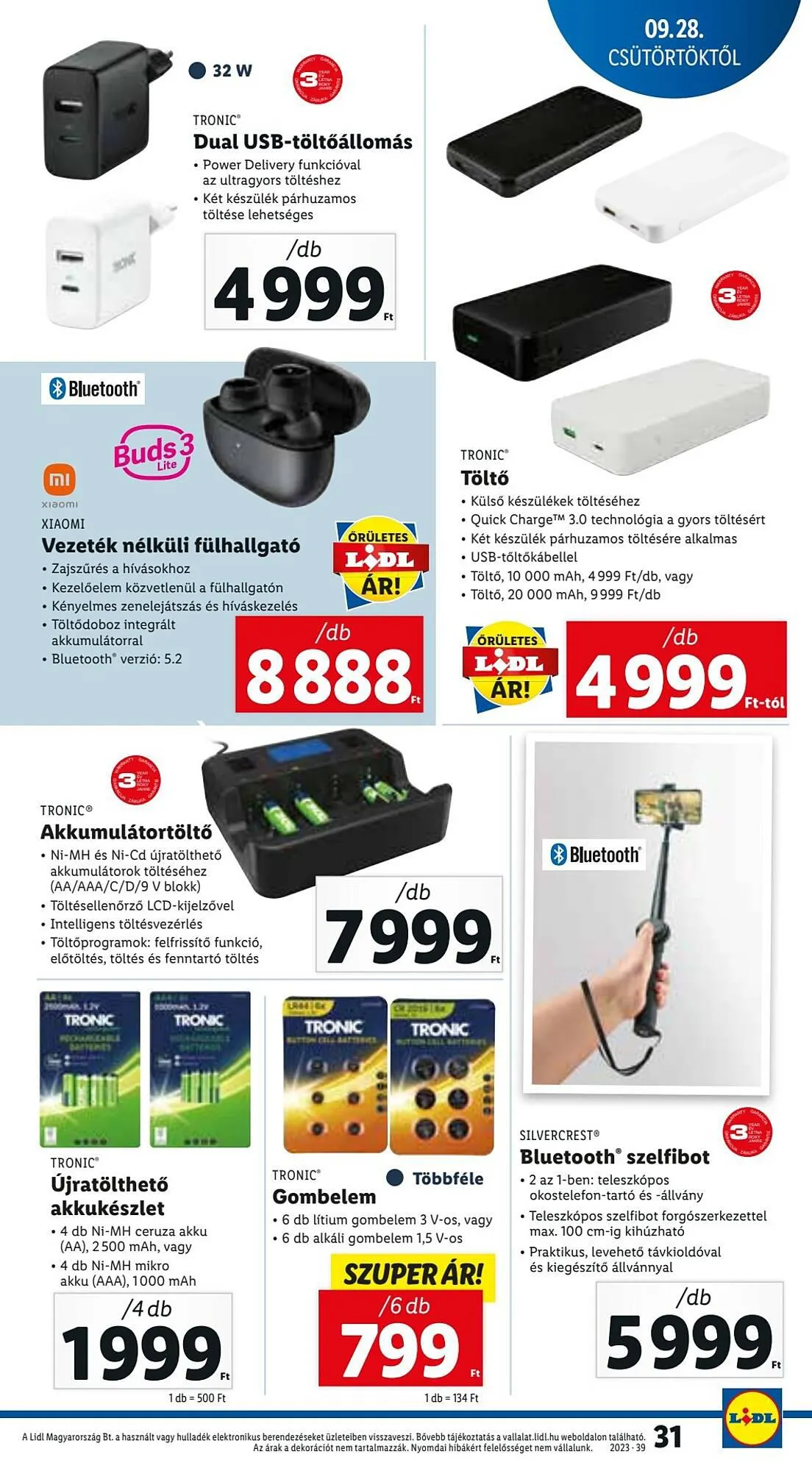 Katalógus Lidl akciós újság szeptember 28.-tól október 4.-ig 2023. - Oldal 31