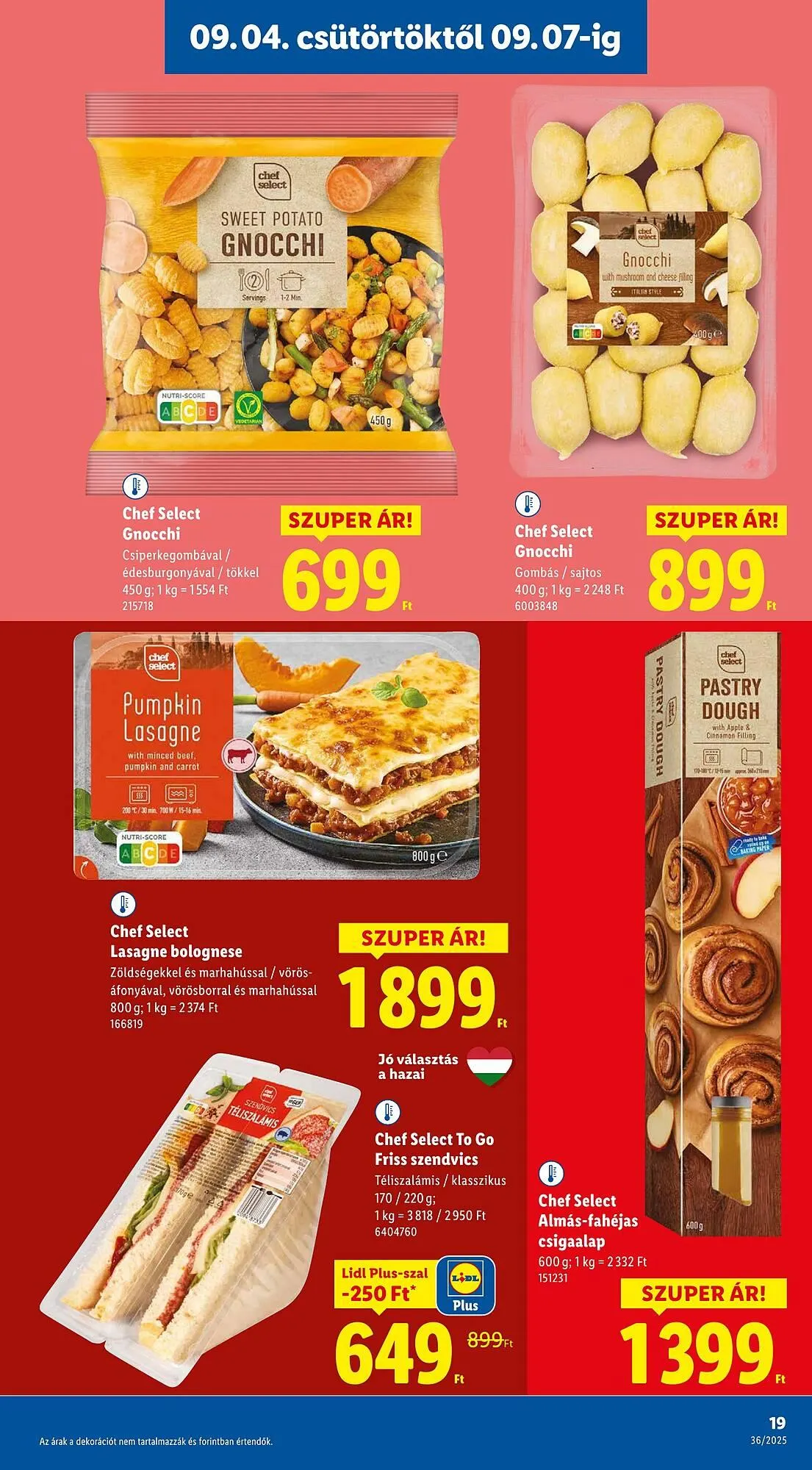 Katalógus Pick-Lidl Nyereményjáték 2025.09.24 akciós újság szeptember 4.-tól szeptember 10.-ig 2025. - Oldal 19