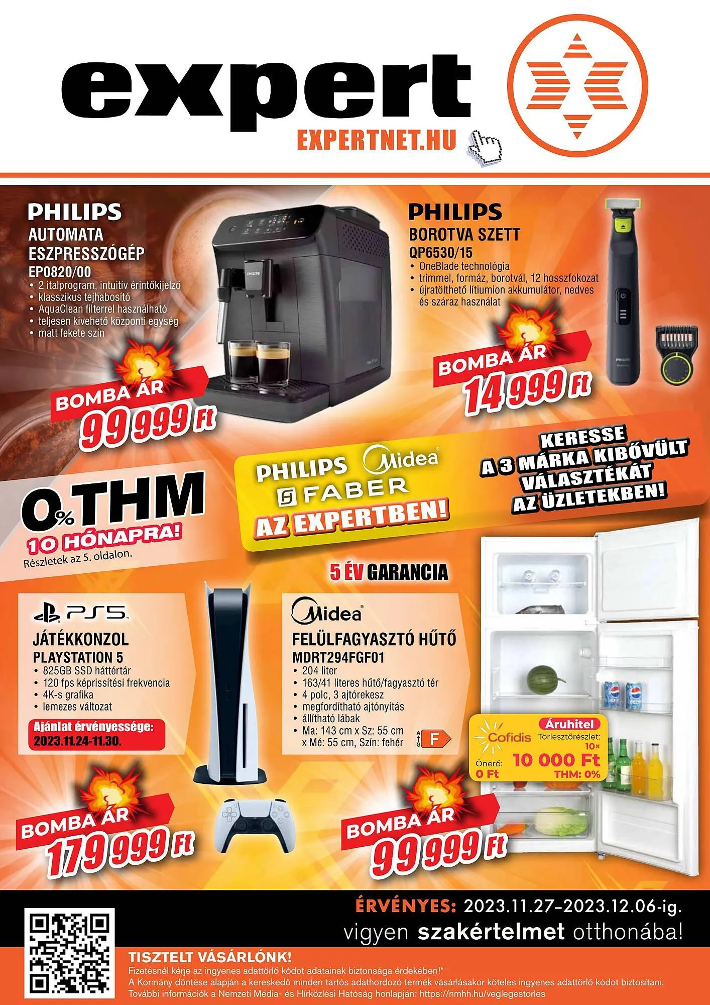 Katalógus Expert akciós újság november 27.-tól december 6.-ig 2023. - Oldal 1