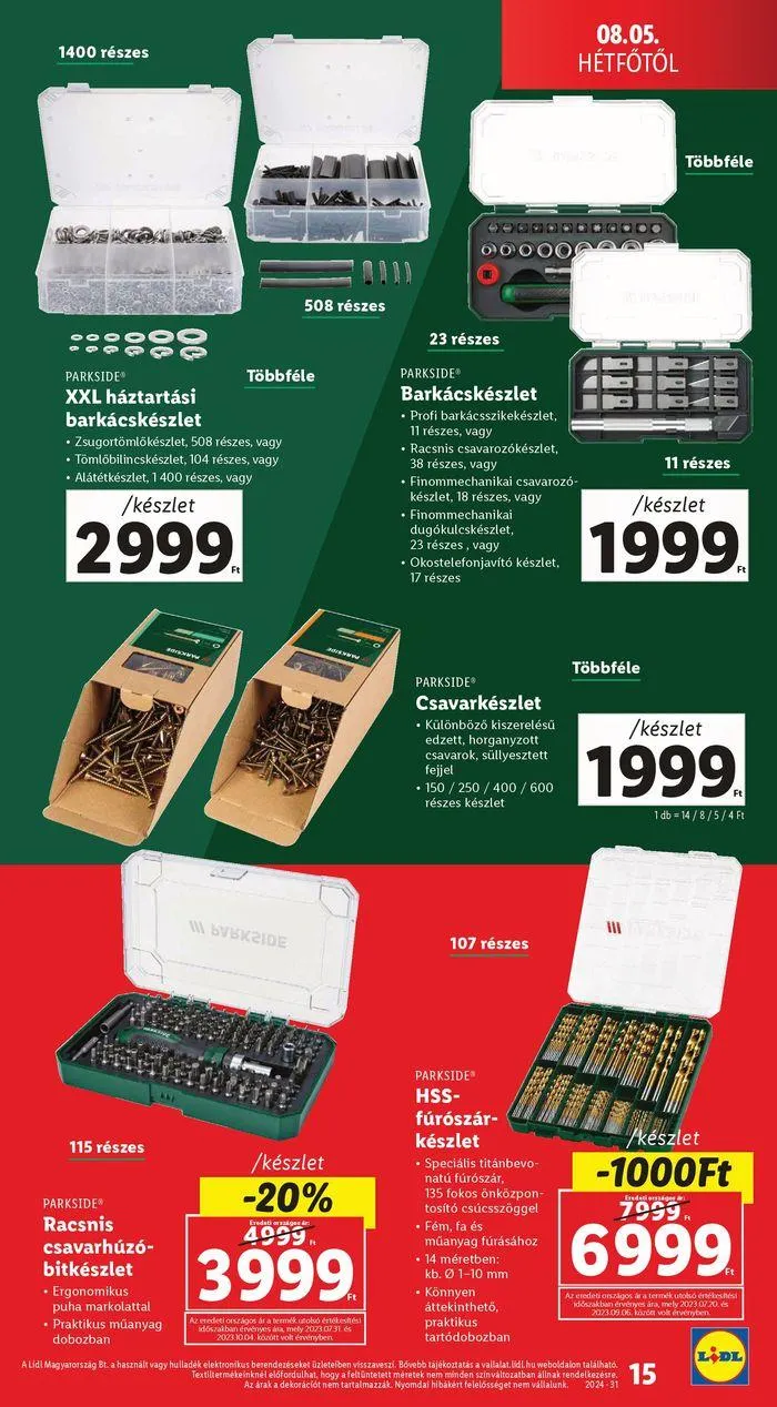 Katalógus Nonfood kínálatunk - 31. hét augusztus 1.-tól augusztus 7.-ig 2024. - Oldal 15