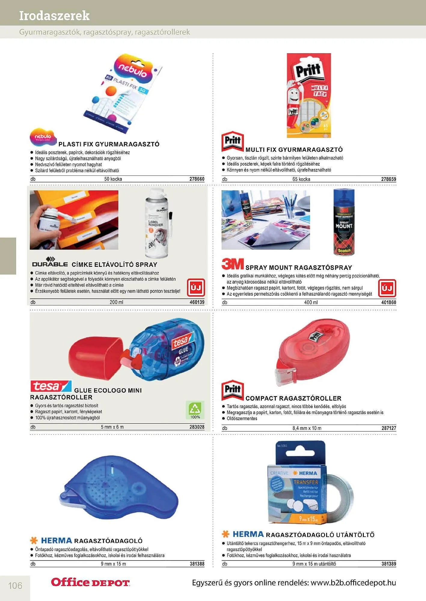 Katalógus Office Depot akciós újság május 9.-tól december 31.-ig 2026. - Oldal 106