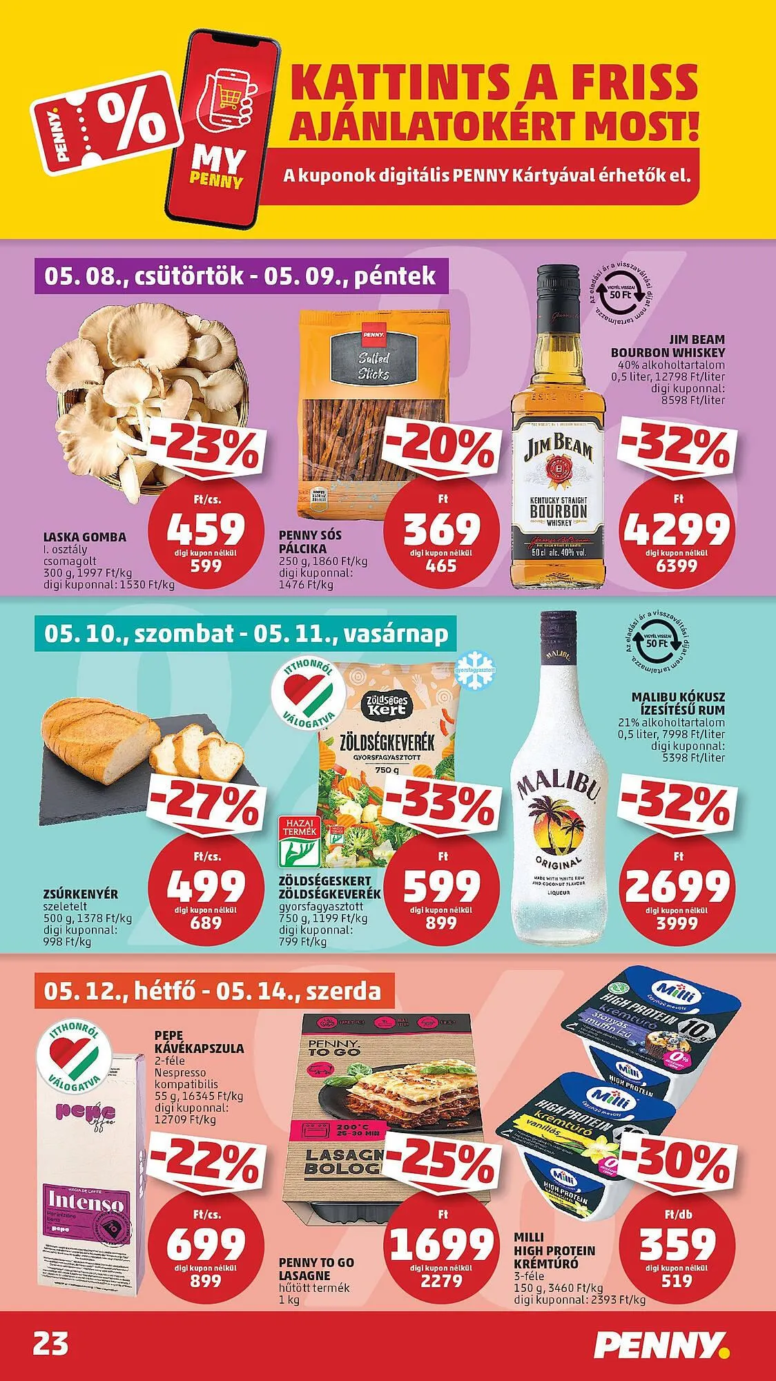 Katalógus PENNY akciós újság május 8.-tól május 14.-ig 2025. - Oldal 23