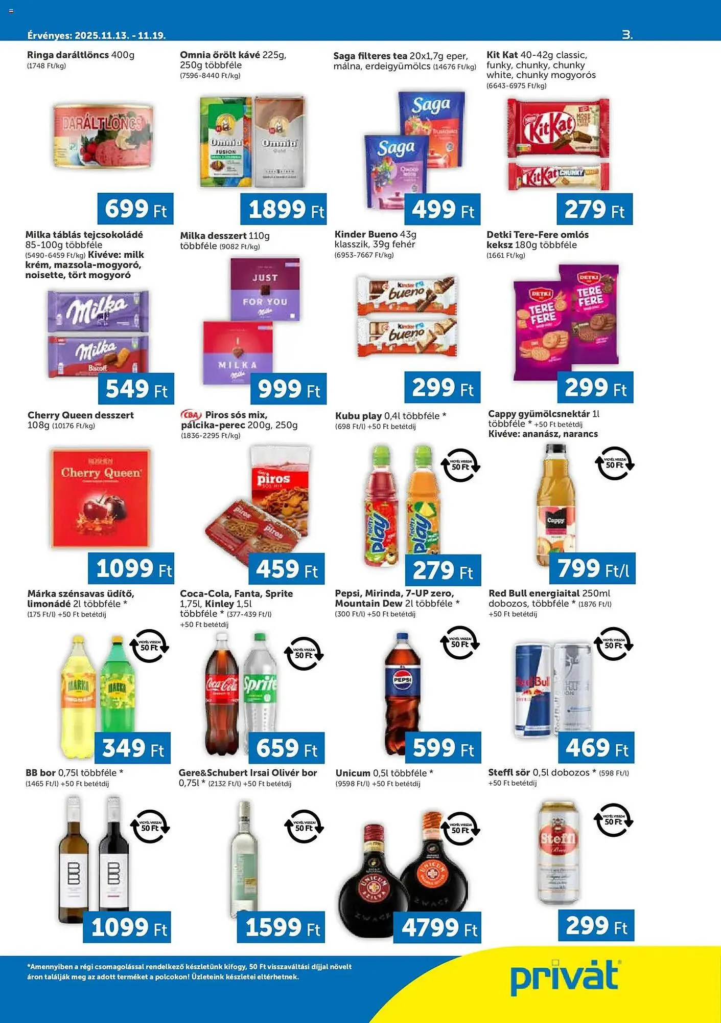 Katalógus PRIVÁT akciós újság november 13.-tól november 19.-ig 2025. - Oldal 3