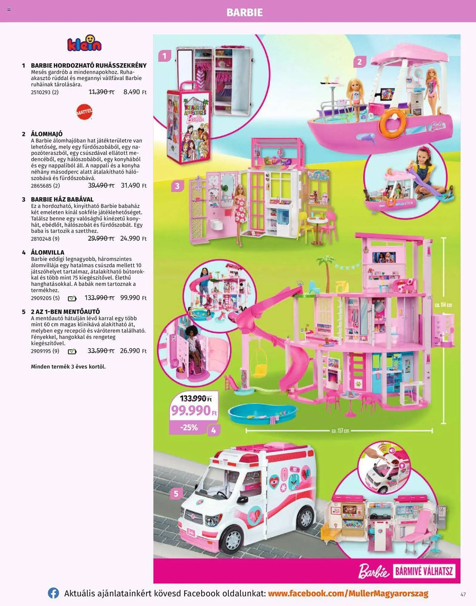 Katalógus Müller akciós újság október 30.-tól december 31.-ig 2023. - Oldal 47