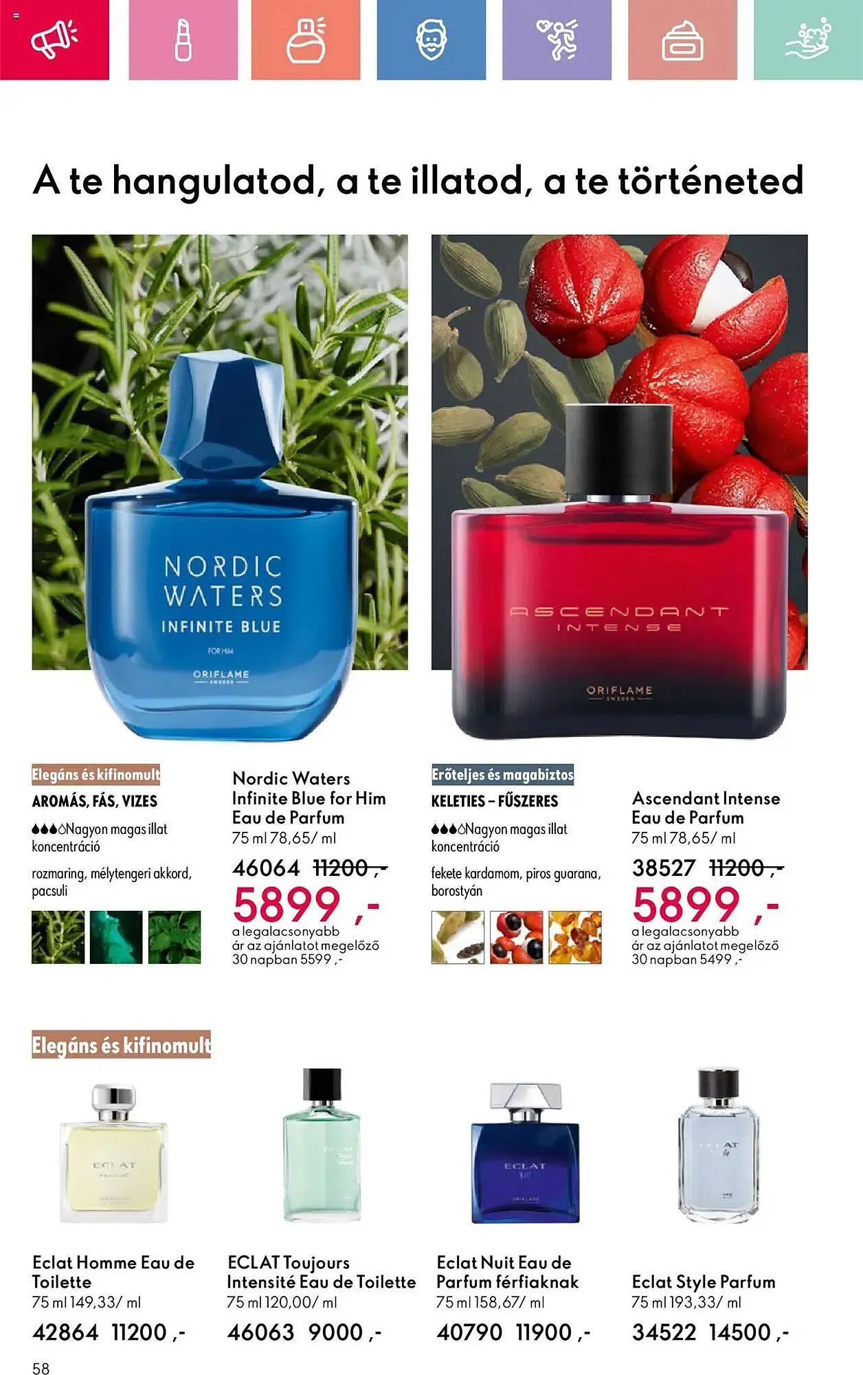 Katalógus Oriflame akciós újság július 27.-tól augusztus 16.-ig 2025. - Oldal 58