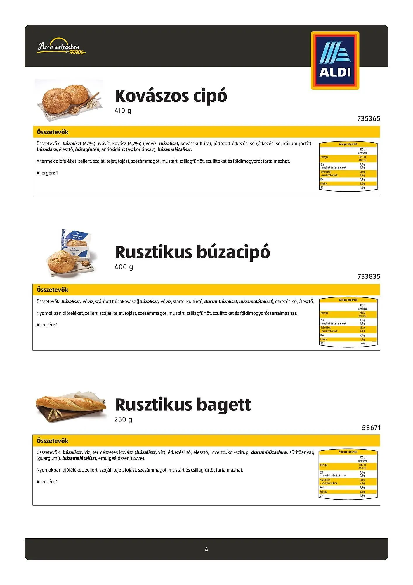 Katalógus ALDI akciós újság július 26.-tól november 18.-ig 2024. - Oldal 4