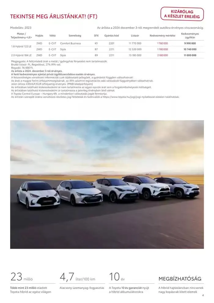 Katalógus Toyota C-HR Hybrid december 7.-tól december 7.-ig 2025. - Oldal 4