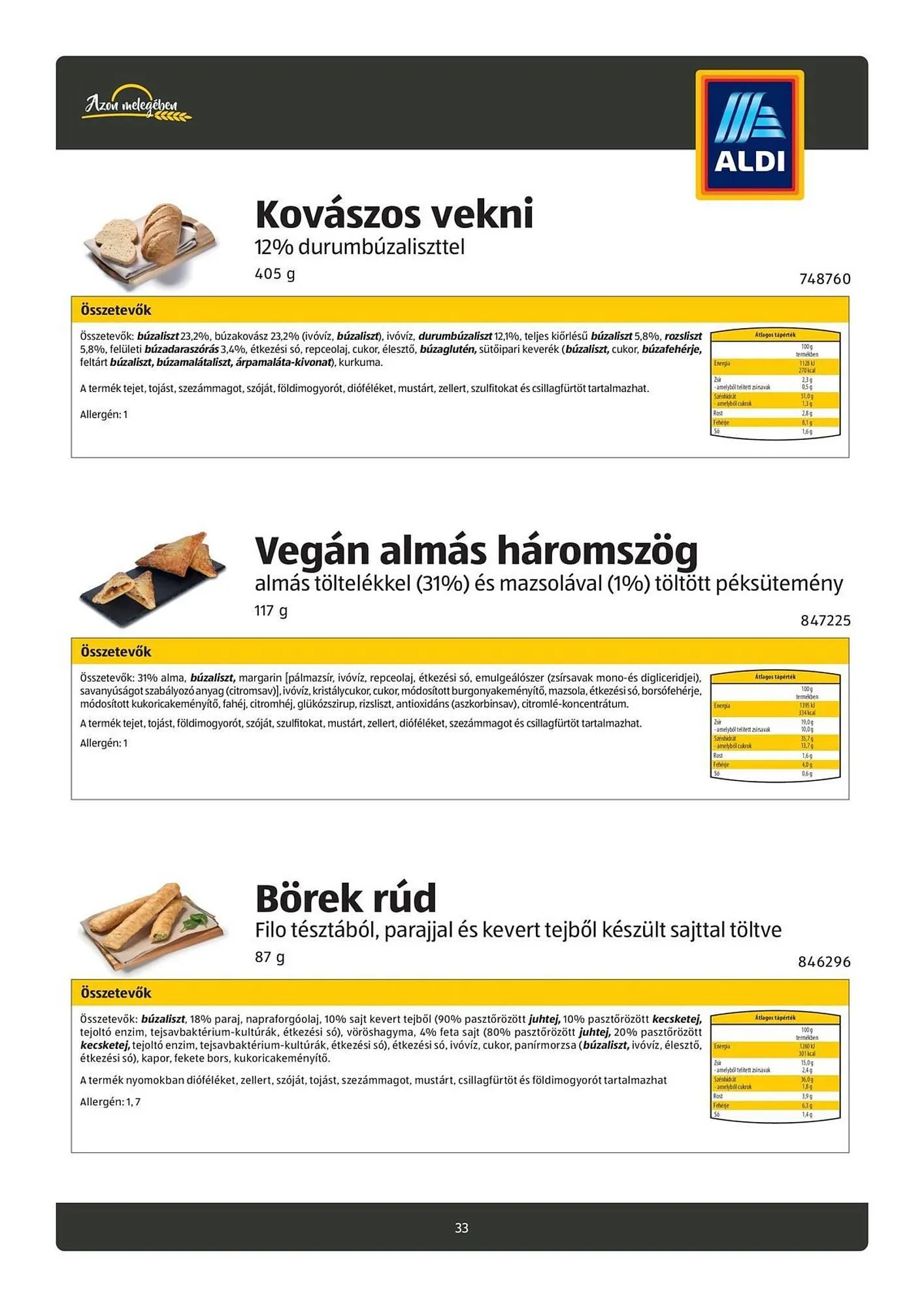 Katalógus ALDI akciós újság július 16.-tól január 20.-ig 2026. - Oldal 33