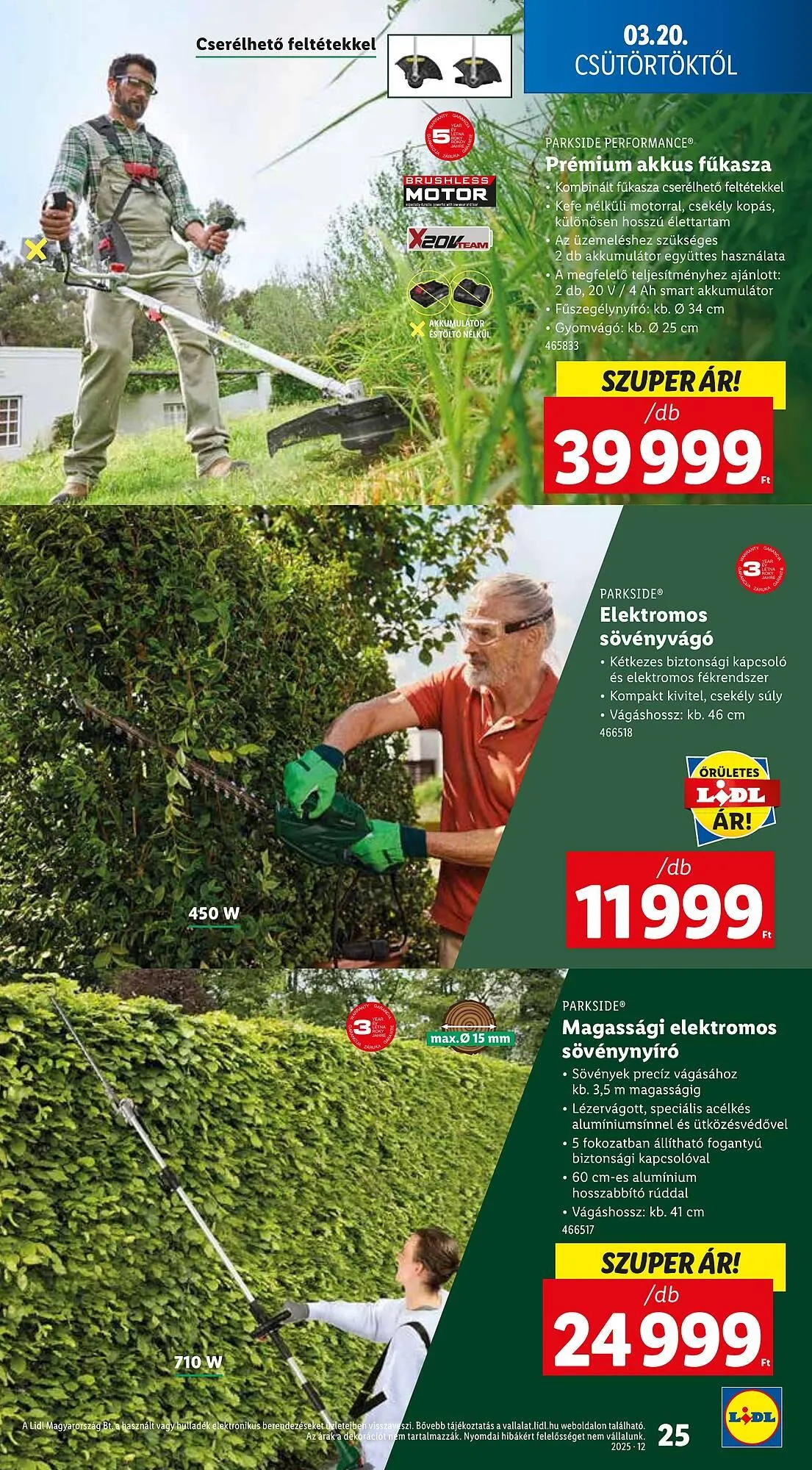 Katalógus Lidl akciós újság március 20.-tól március 26.-ig 2025. - Oldal 25