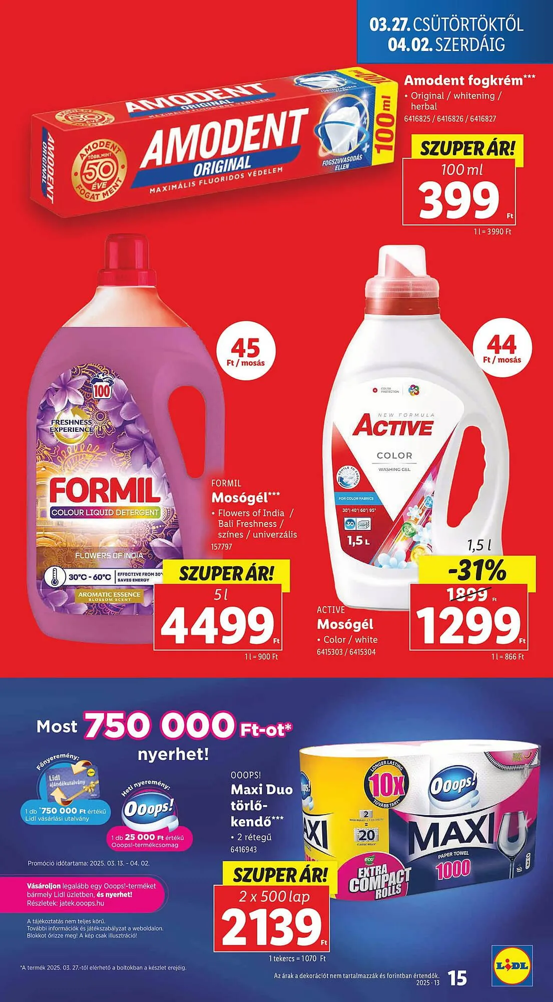 Katalógus Lidl akciós újság március 27.-tól április 2.-ig 2025. - Oldal 15