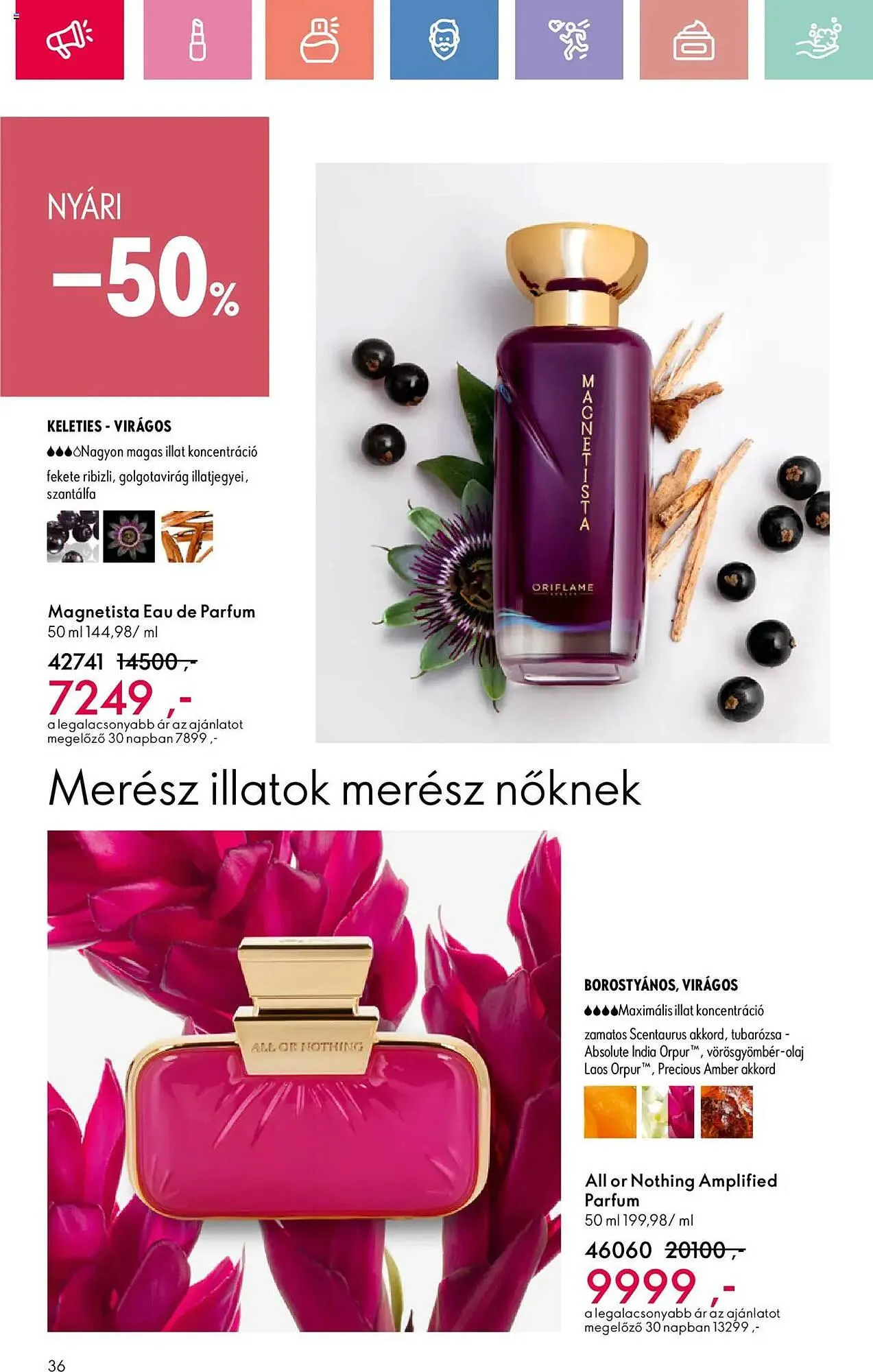 Katalógus Oriflame akciós újság június 15.-tól július 5.-ig 2025. - Oldal 36