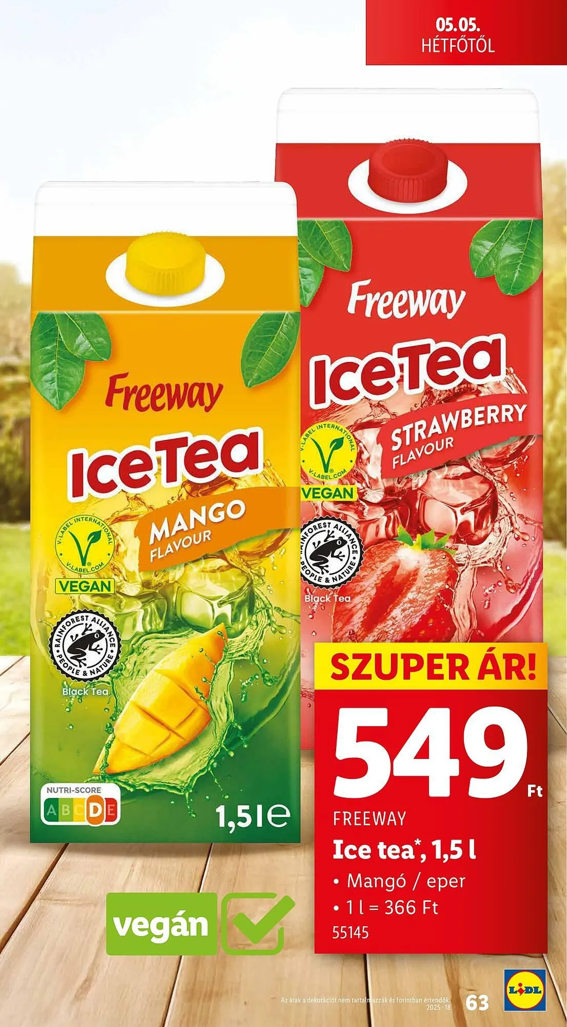 Katalógus Lidl akciós újság április 30.-tól május 4.-ig 2025. - Oldal 63