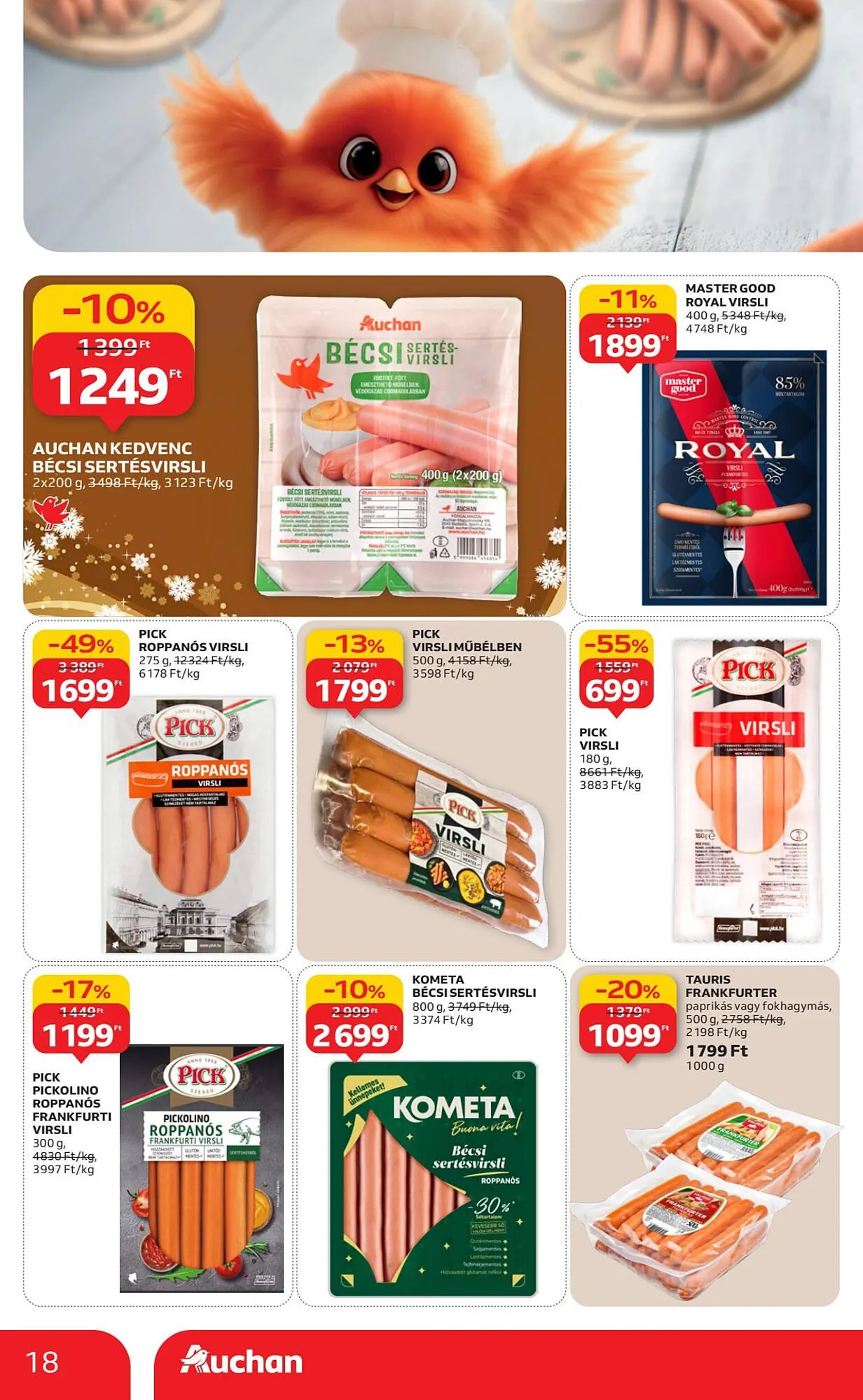 Katalógus Auchan akciós újság december 4.-tól december 10.-ig 2025. - Oldal 18