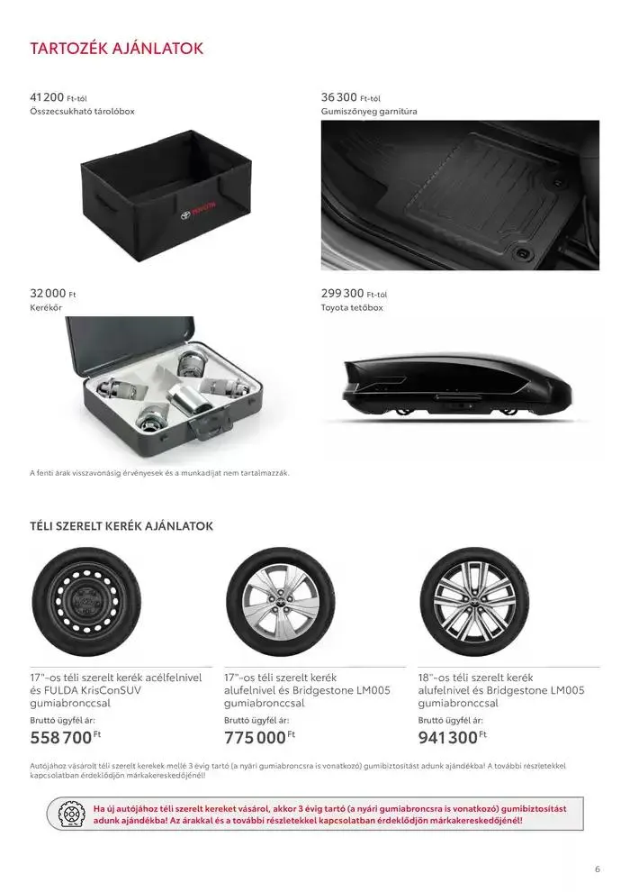 Katalógus Toyota Corolla Cross MY24 október 29.-tól október 29.-ig 2025. - Oldal 6