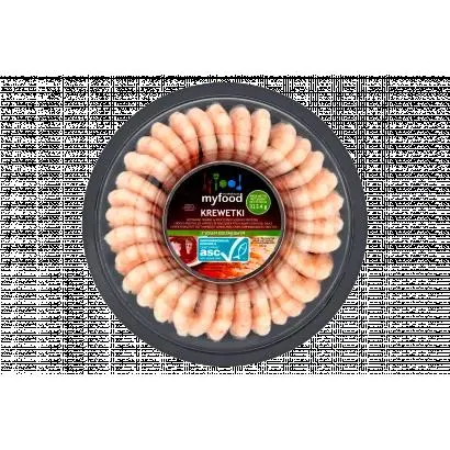 MyFood Quick-Frozen Cooked and Peeled Shrimps in Ring with Cocktail Sauce 313,4 g
