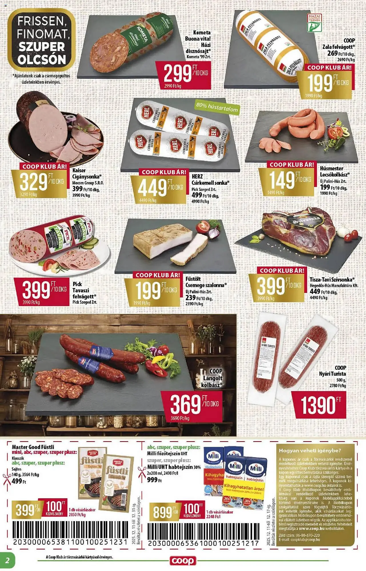 Katalógus Coop akciós újság december 11.-tól december 17.-ig 2025. - Oldal 2