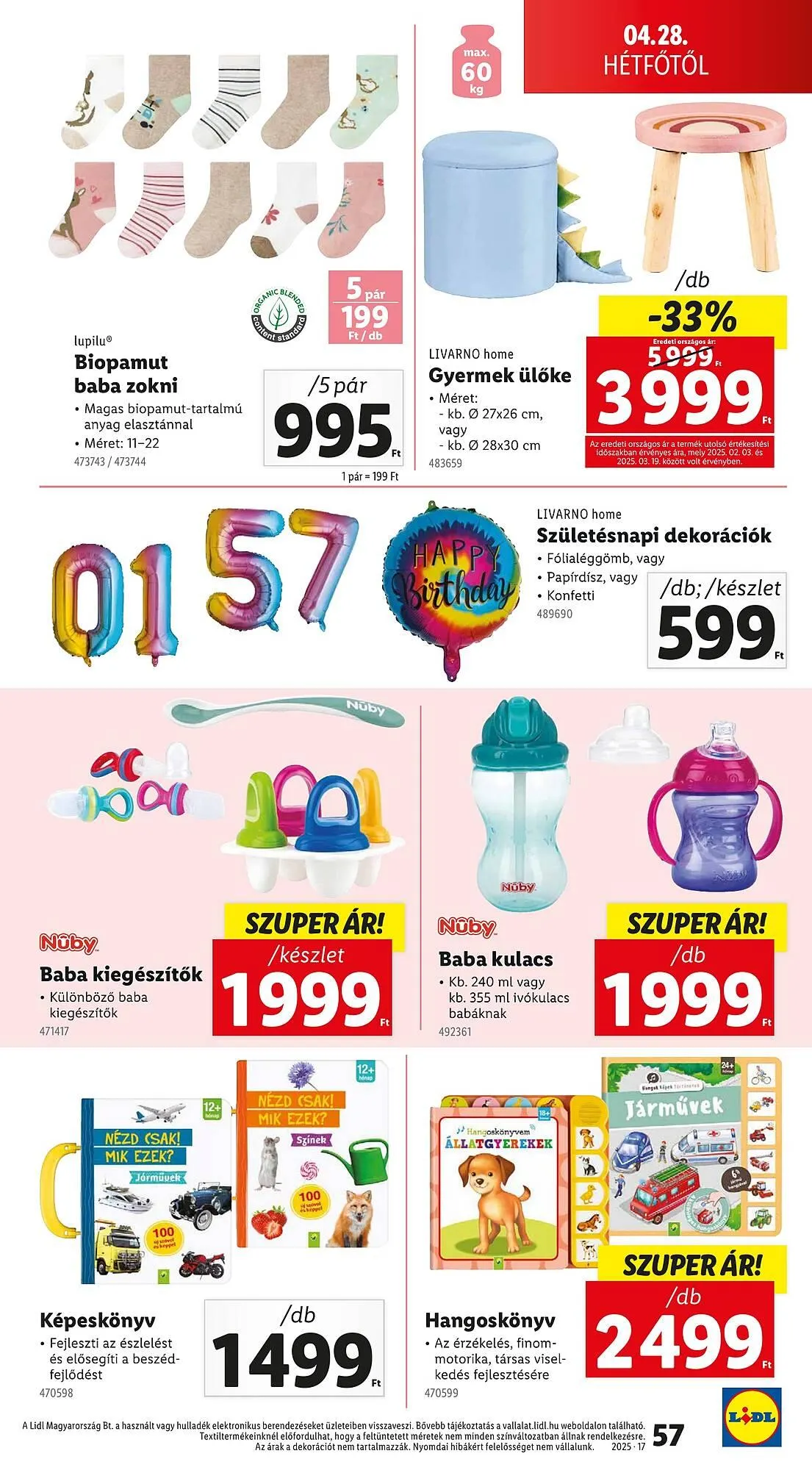 Katalógus Lidl akciós újság április 24.-tól április 29.-ig 2025. - Oldal 57
