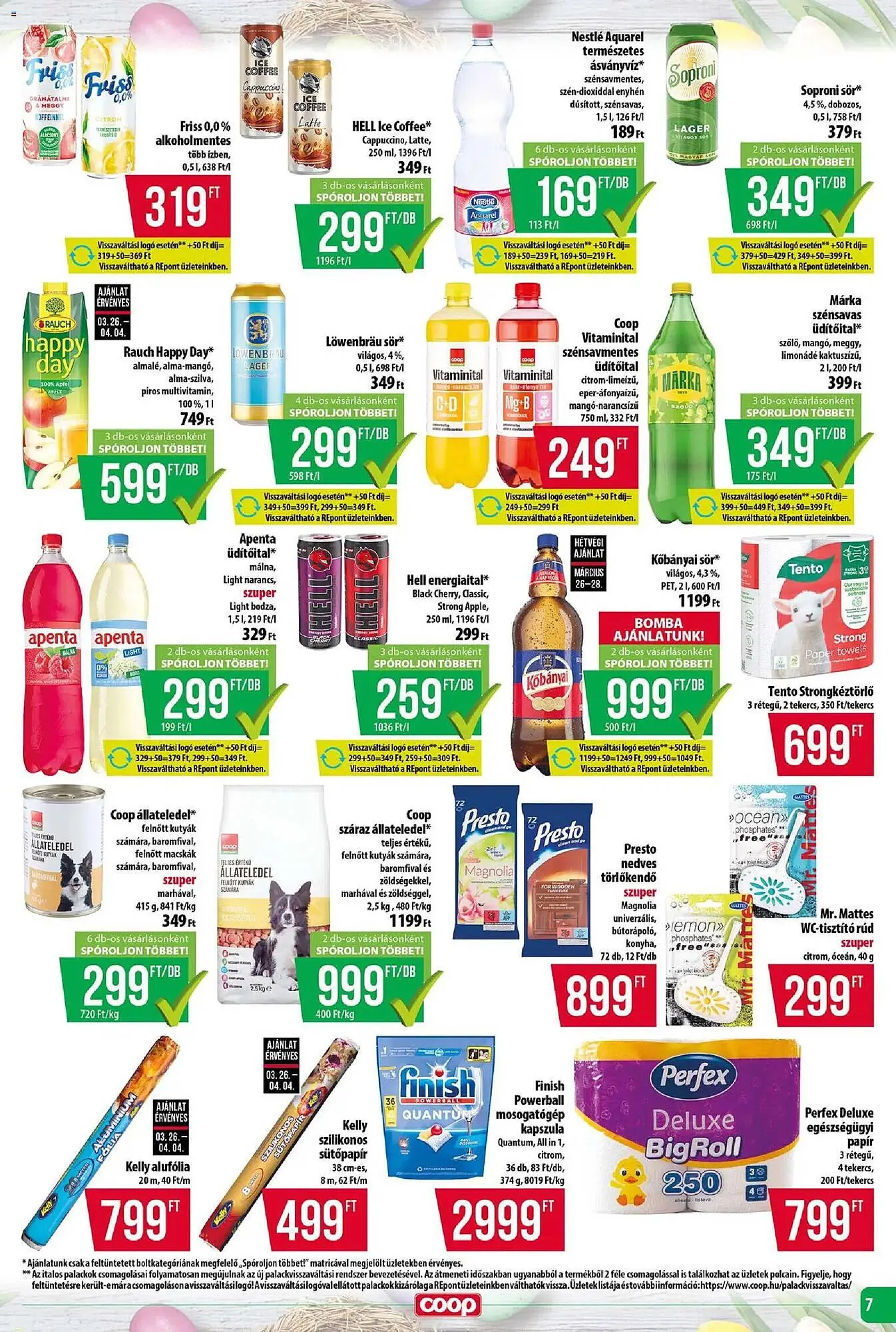Katalógus Coop akciós újság március 26.-tól április 1.-ig 2026. - Oldal 7