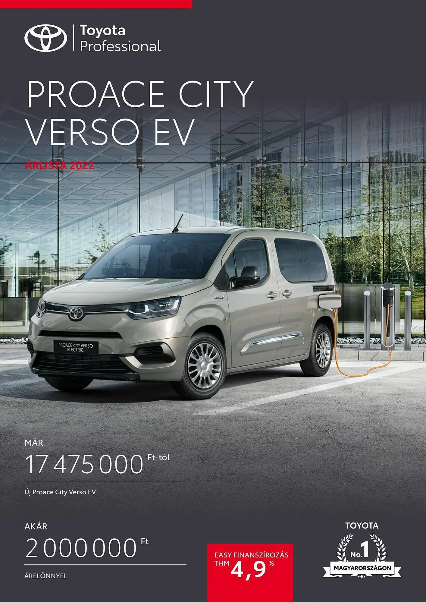 Katalógus Toyota PROACE CITY VERSO EV akciós újság november 15.-tól november 15.-ig 2024. - Oldal 1