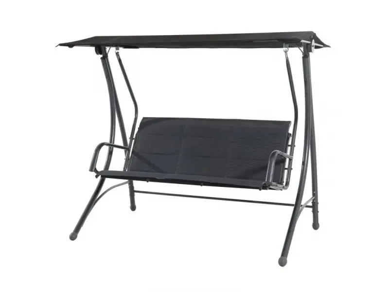 SUNFUN MAJA - hintaágy (fekete-szürke)