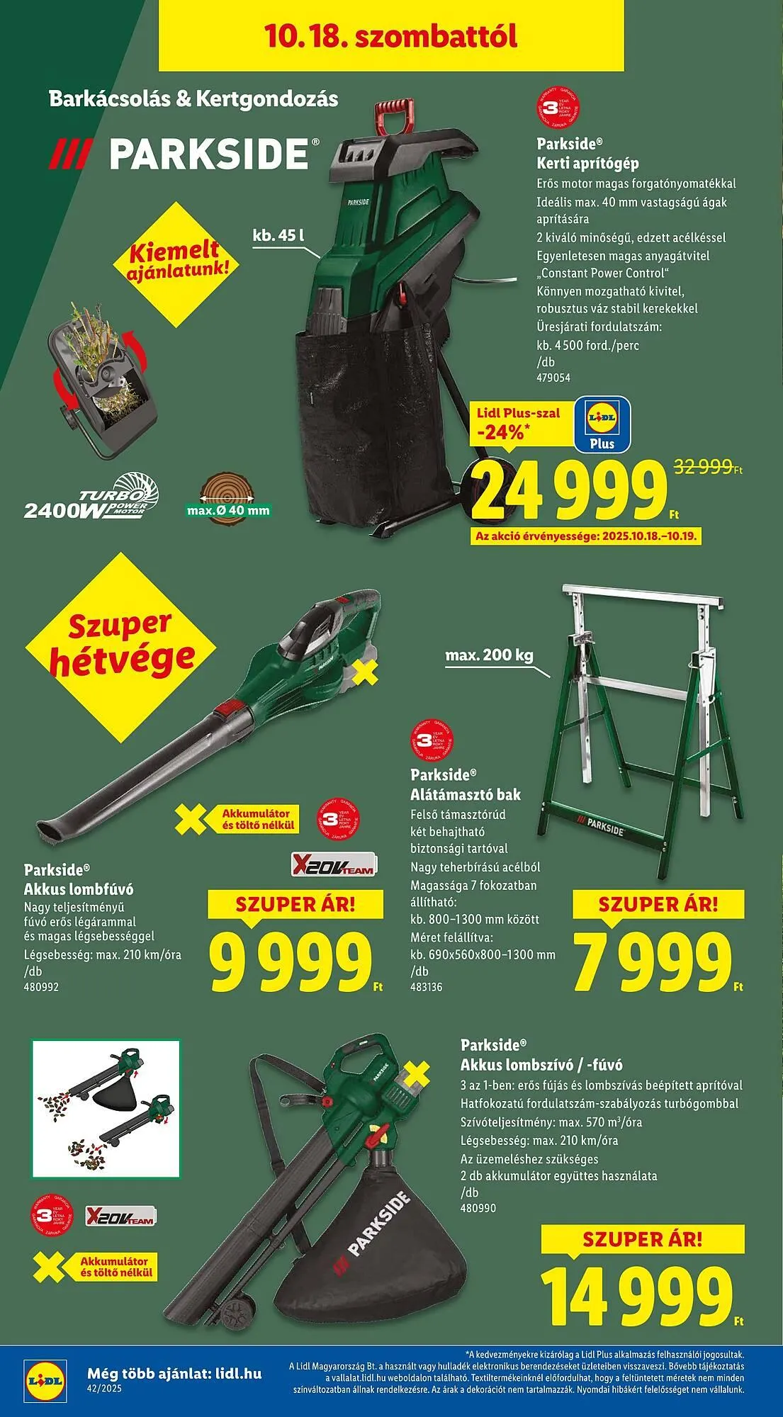 Katalógus Lidl akciós újság október 16.-tól október 21.-ig 2025. - Oldal 16