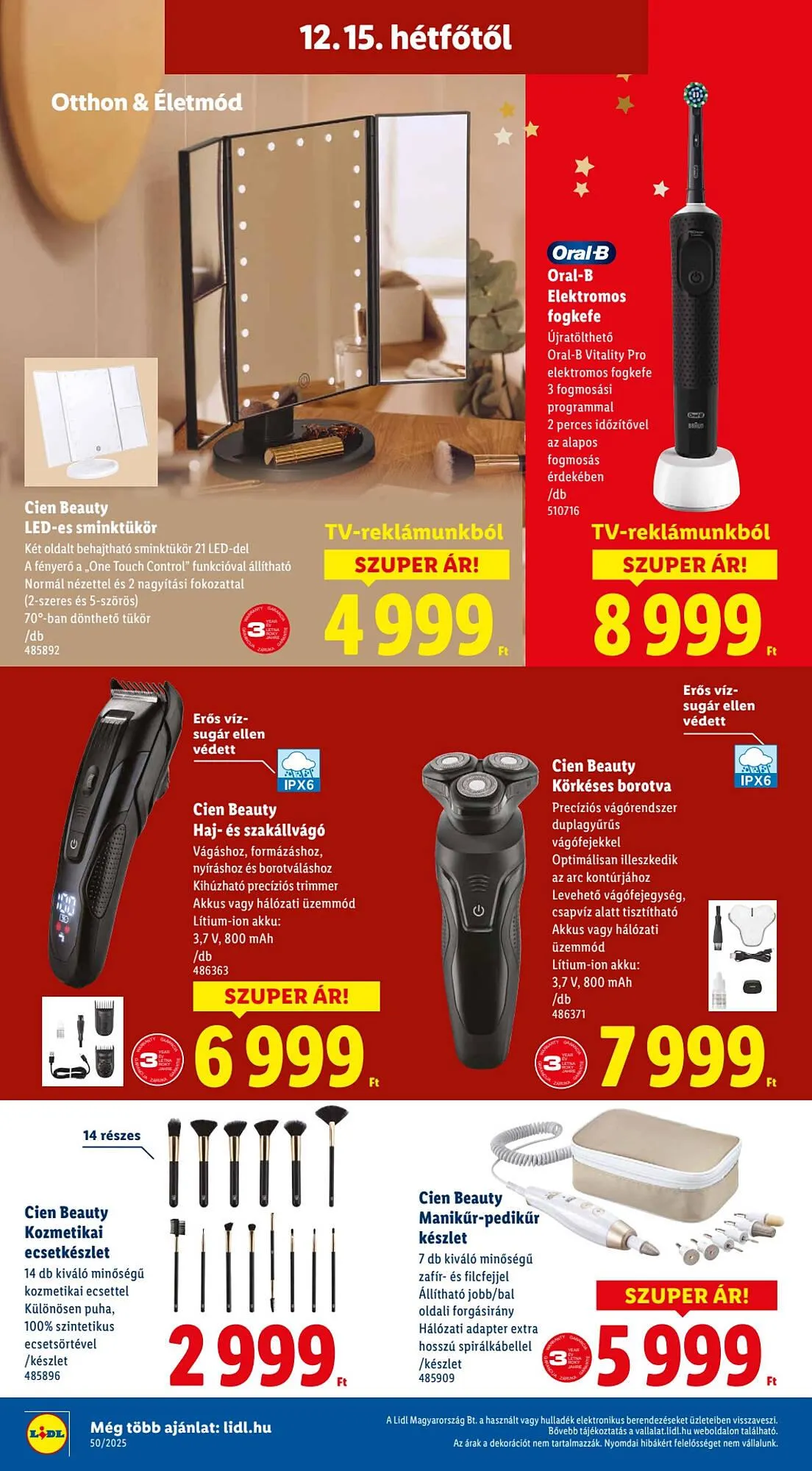 Katalógus Lidl akciós újság december 11.-tól december 17.-ig 2025. - Oldal 50