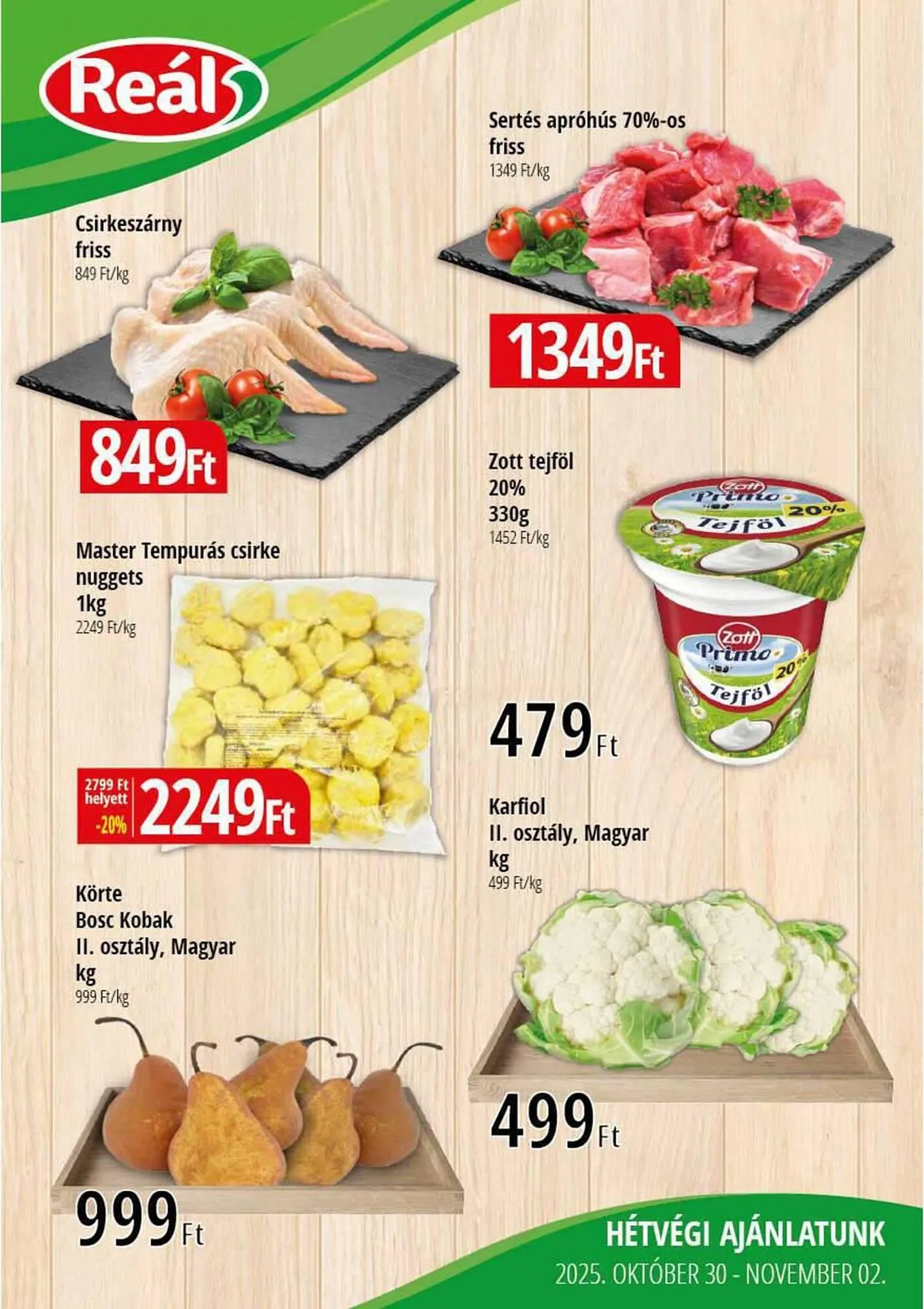 Real akciós újság - 1