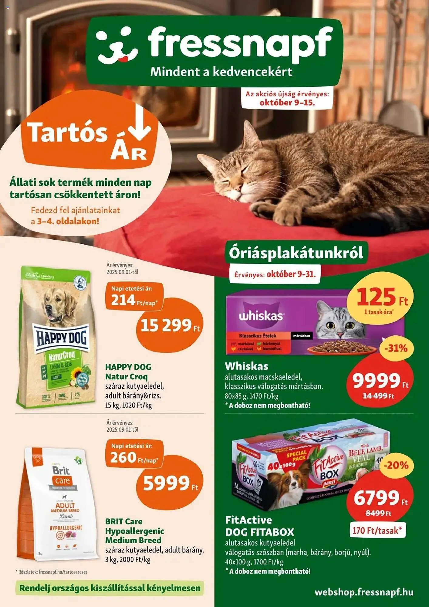 Katalógus Fressnapf akciós újság október 9.-tól október 15.-ig 2025. - Oldal 1