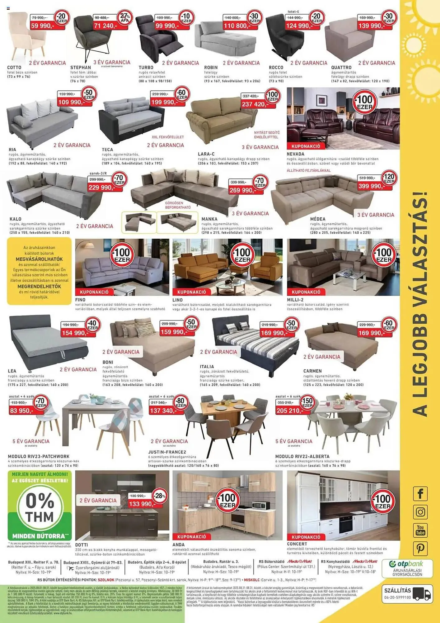 Katalógus RS Bútor akciós újság augusztus 1.-tól augusztus 31.-ig 2025. - Oldal 2