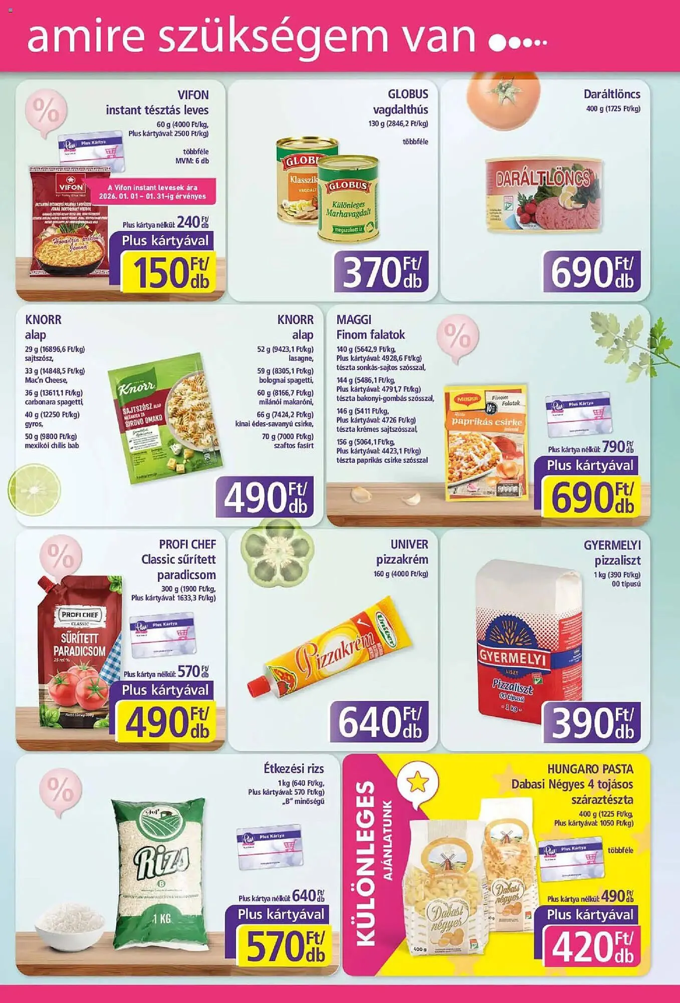 Katalógus PlusMarket akciós újság január 8.-tól január 17.-ig 2026. - Oldal 5