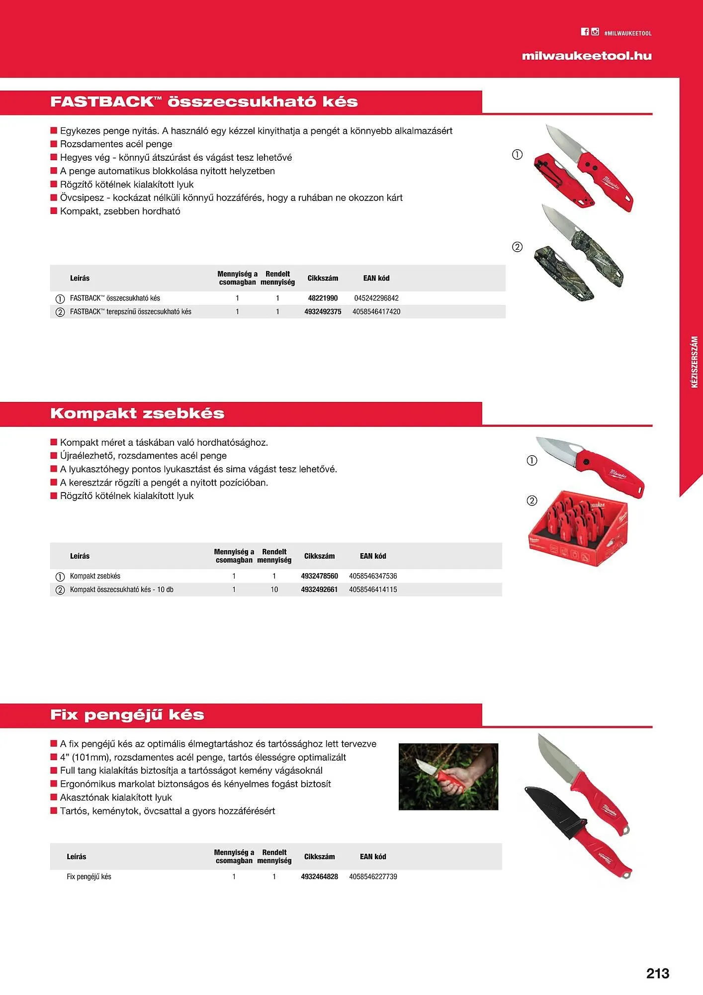 Katalógus Milwaukee akciós újság szeptember 16.-tól december 31.-ig 2025. - Oldal 213