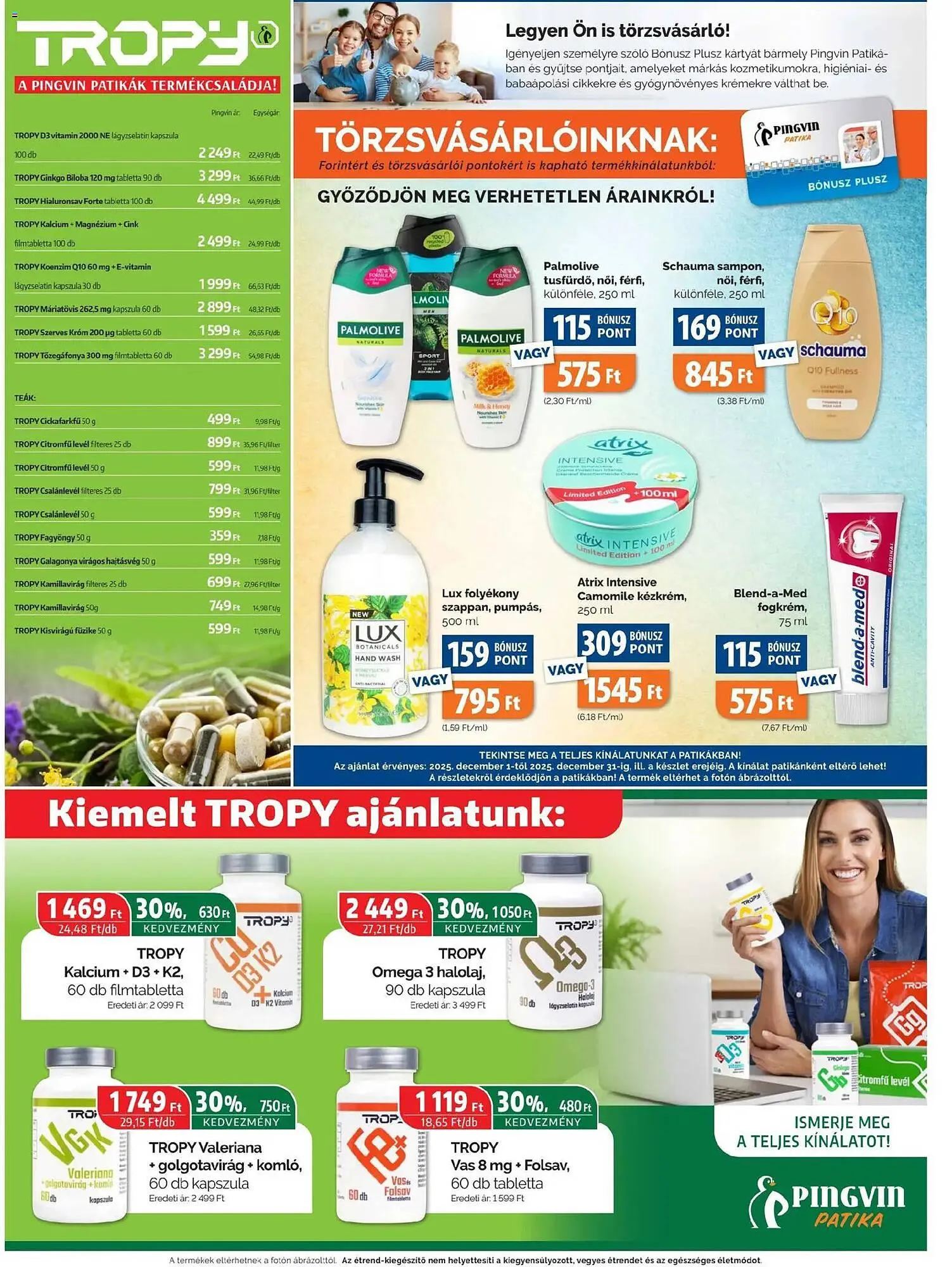 Katalógus Pingvin Patika akciós újság december 1.-tól december 31.-ig 2025. - Oldal 3