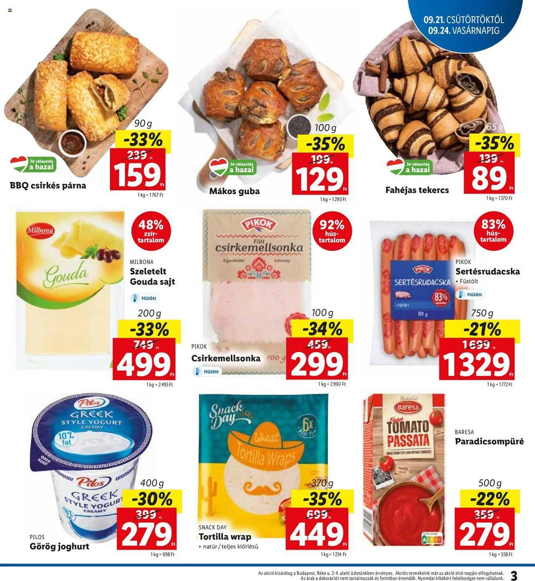 Katalógus Lidl akciós újság szeptember 21.-tól szeptember 24.-ig 2023. - Oldal 3