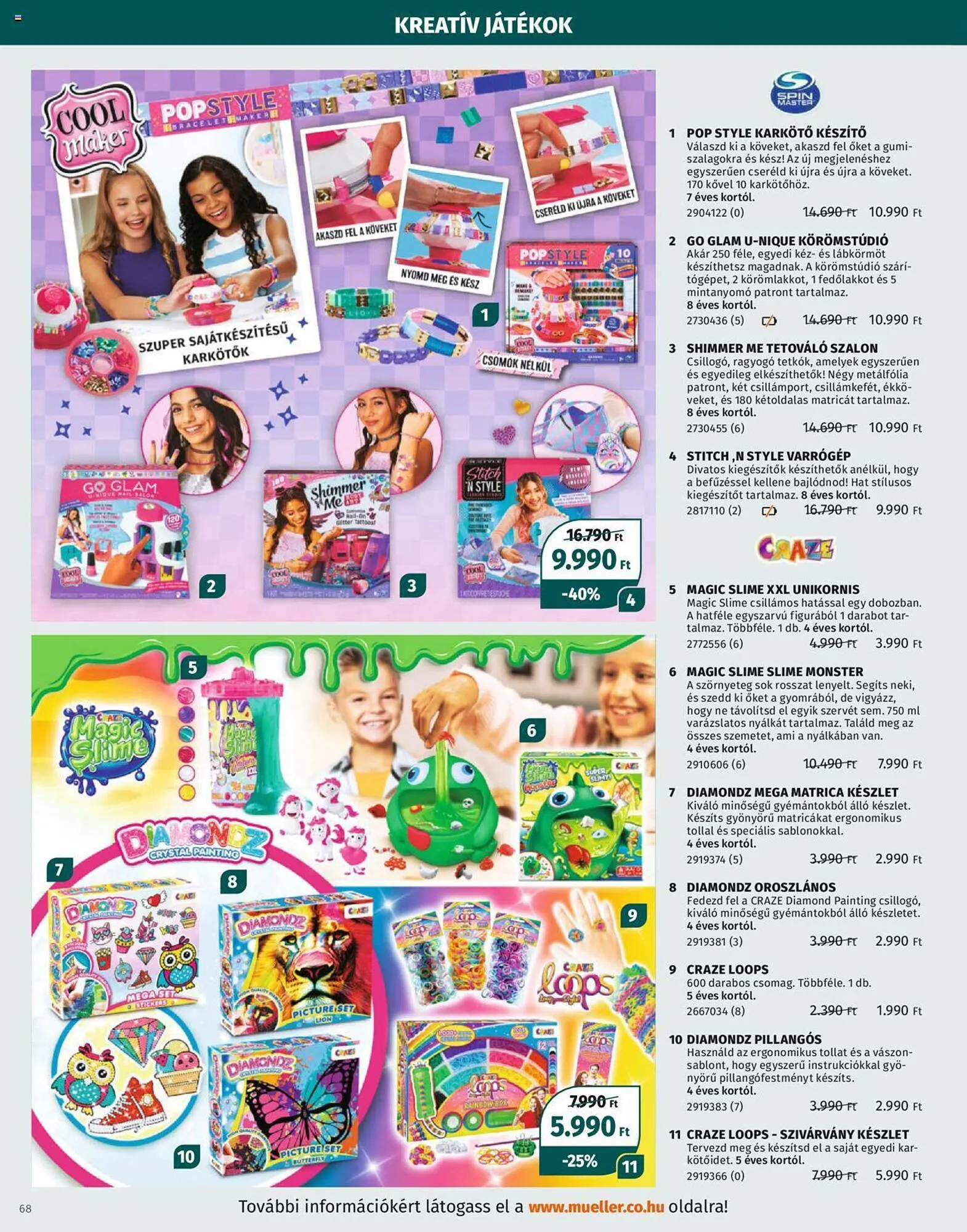 Katalógus Müller akciós újság október 30.-tól december 31.-ig 2023. - Oldal 68