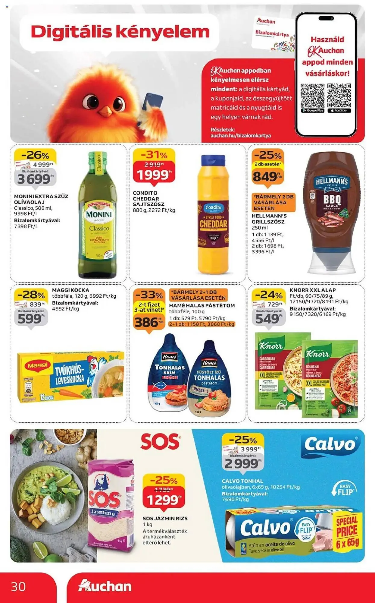Katalógus Auchan akciós újság szeptember 4.-tól szeptember 10.-ig 2025. - Oldal 30