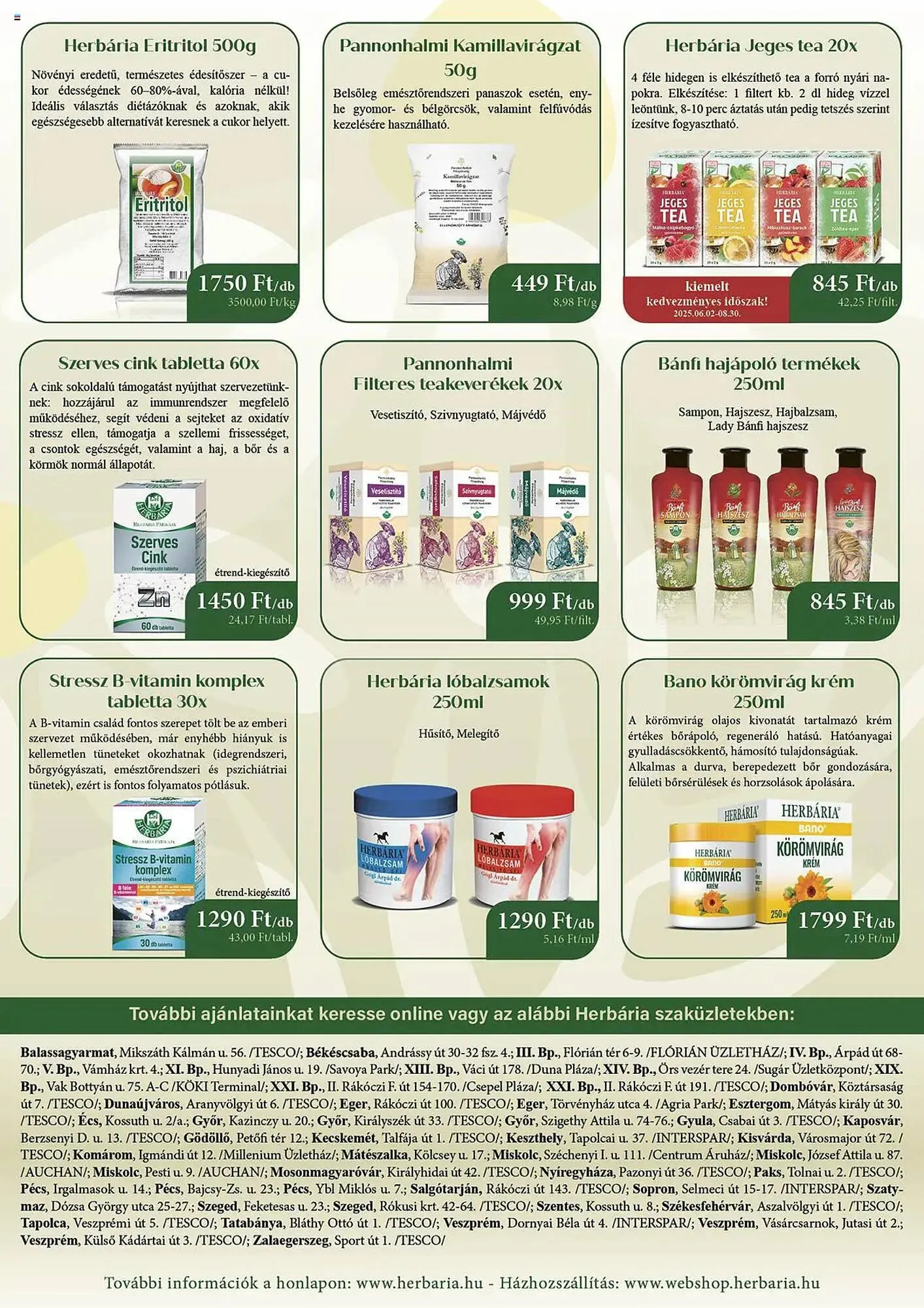 Katalógus Herbária akciós újság augusztus 1.-tól augusztus 31.-ig 2025. - Oldal 2