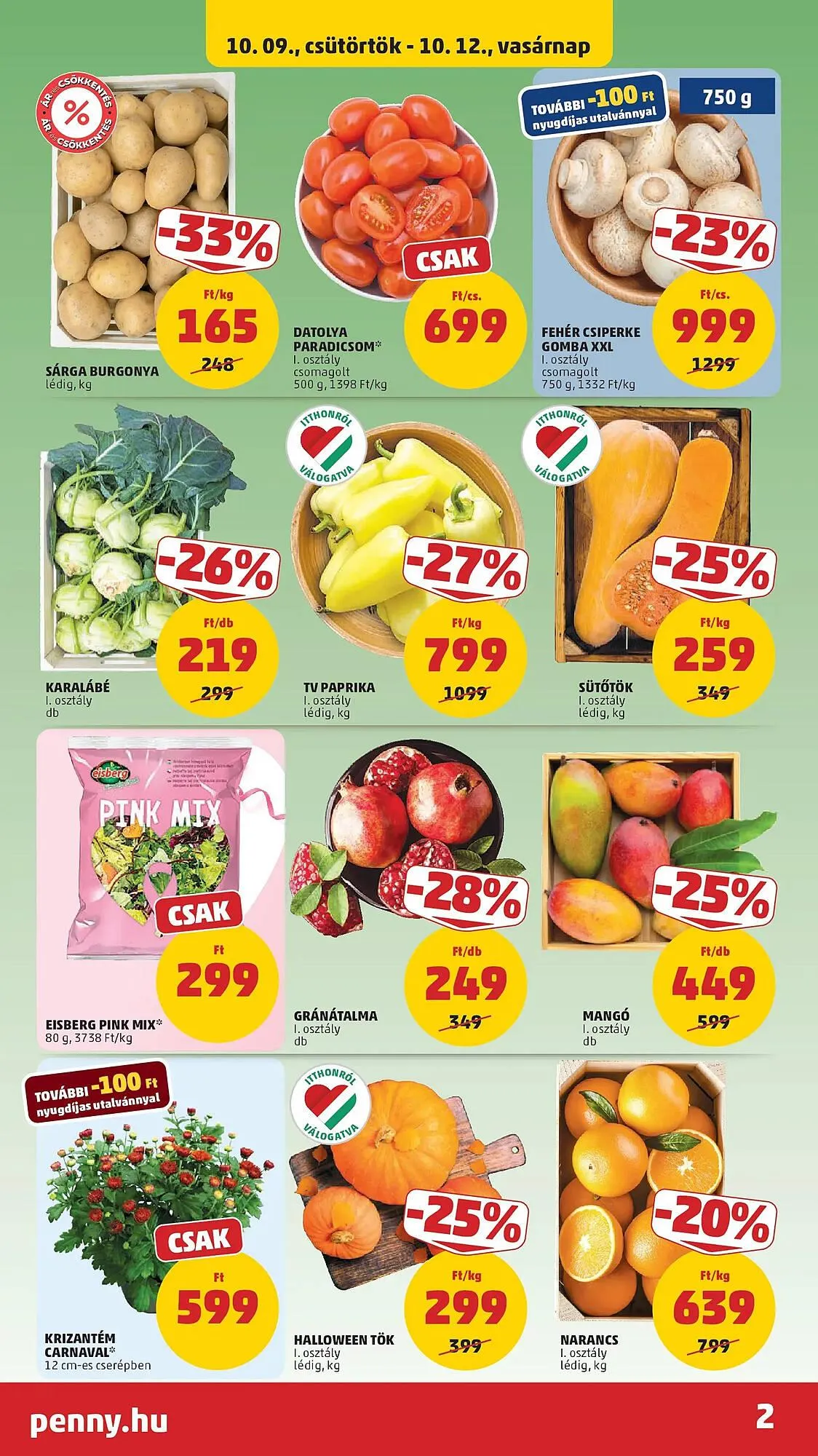 Katalógus PENNY akciós újság október 9.-tól október 15.-ig 2025. - Oldal 2