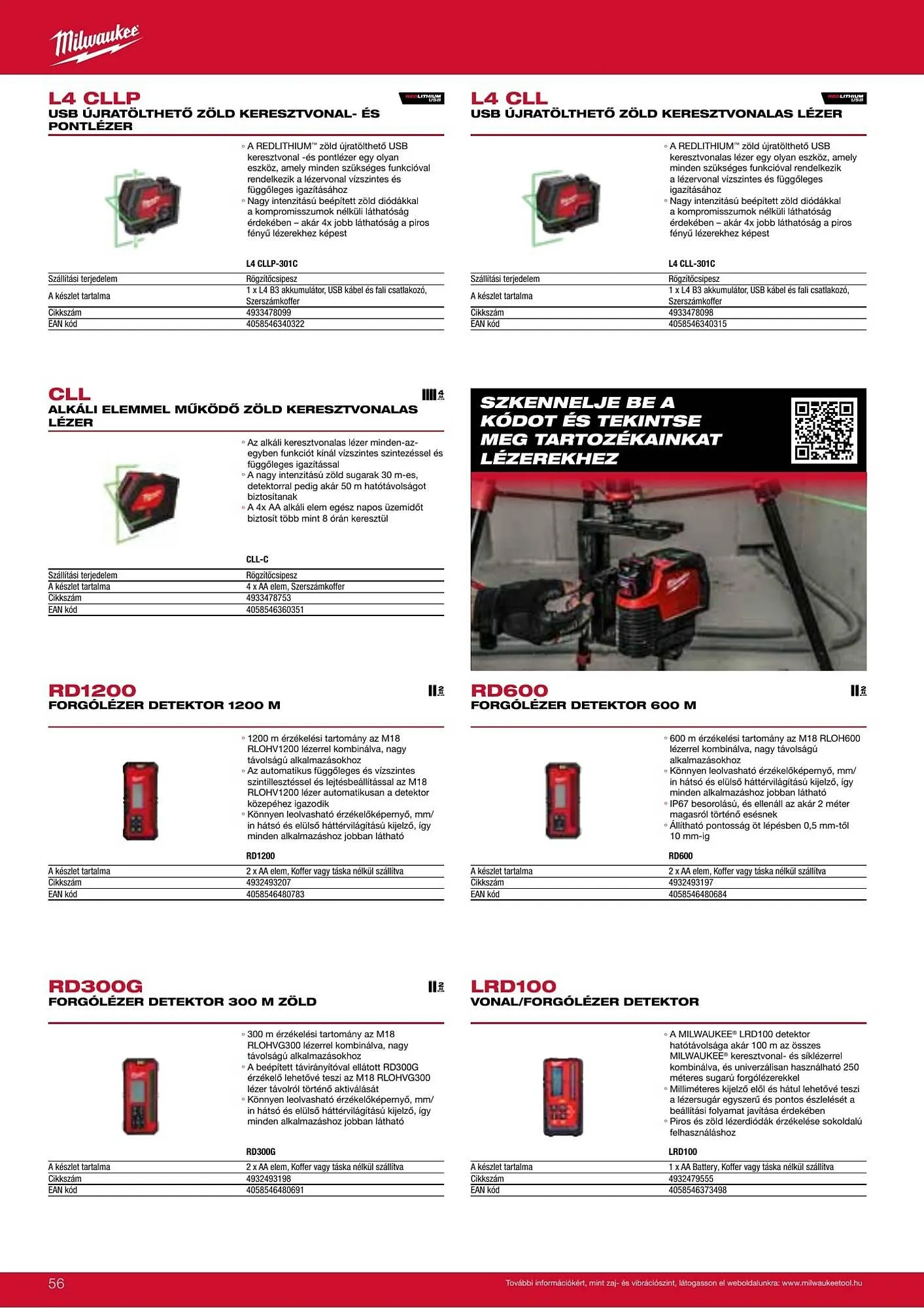 Katalógus Milwaukeetool akciós újság augusztus 14.-tól december 31.-ig 2025. - Oldal 56