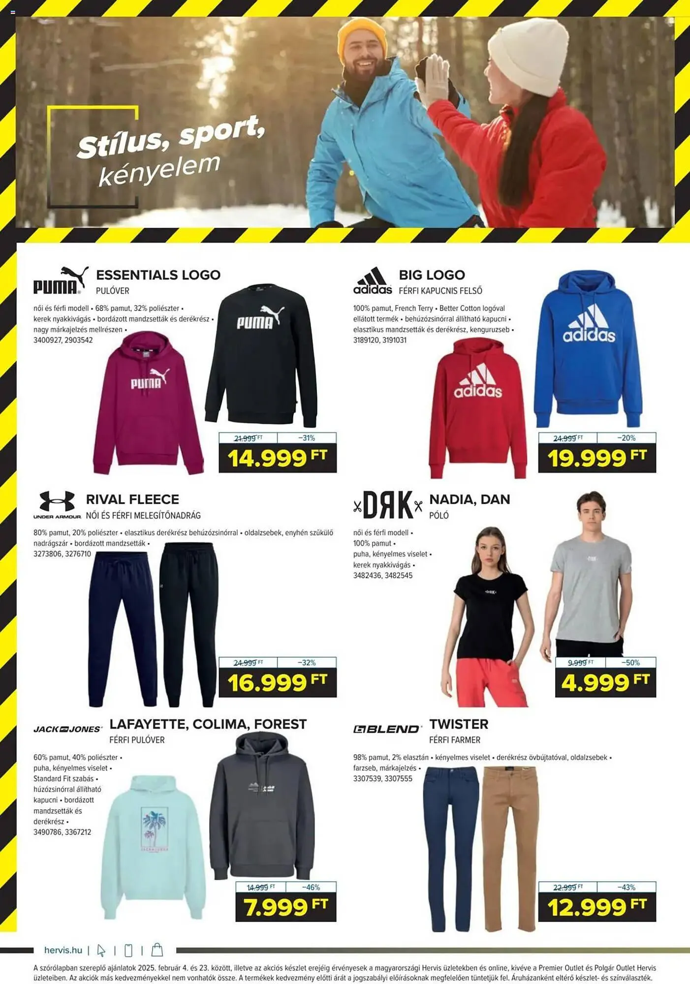 Katalógus Hervis akciós újság február 4.-tól február 23.-ig 2025. - Oldal 6